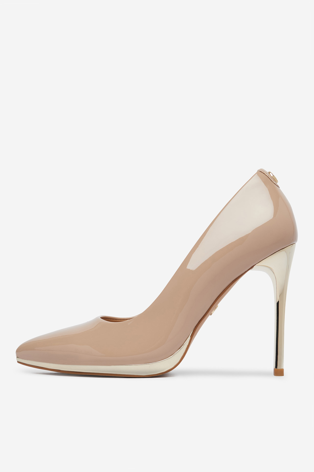 Čevlji z visoko peto Bež