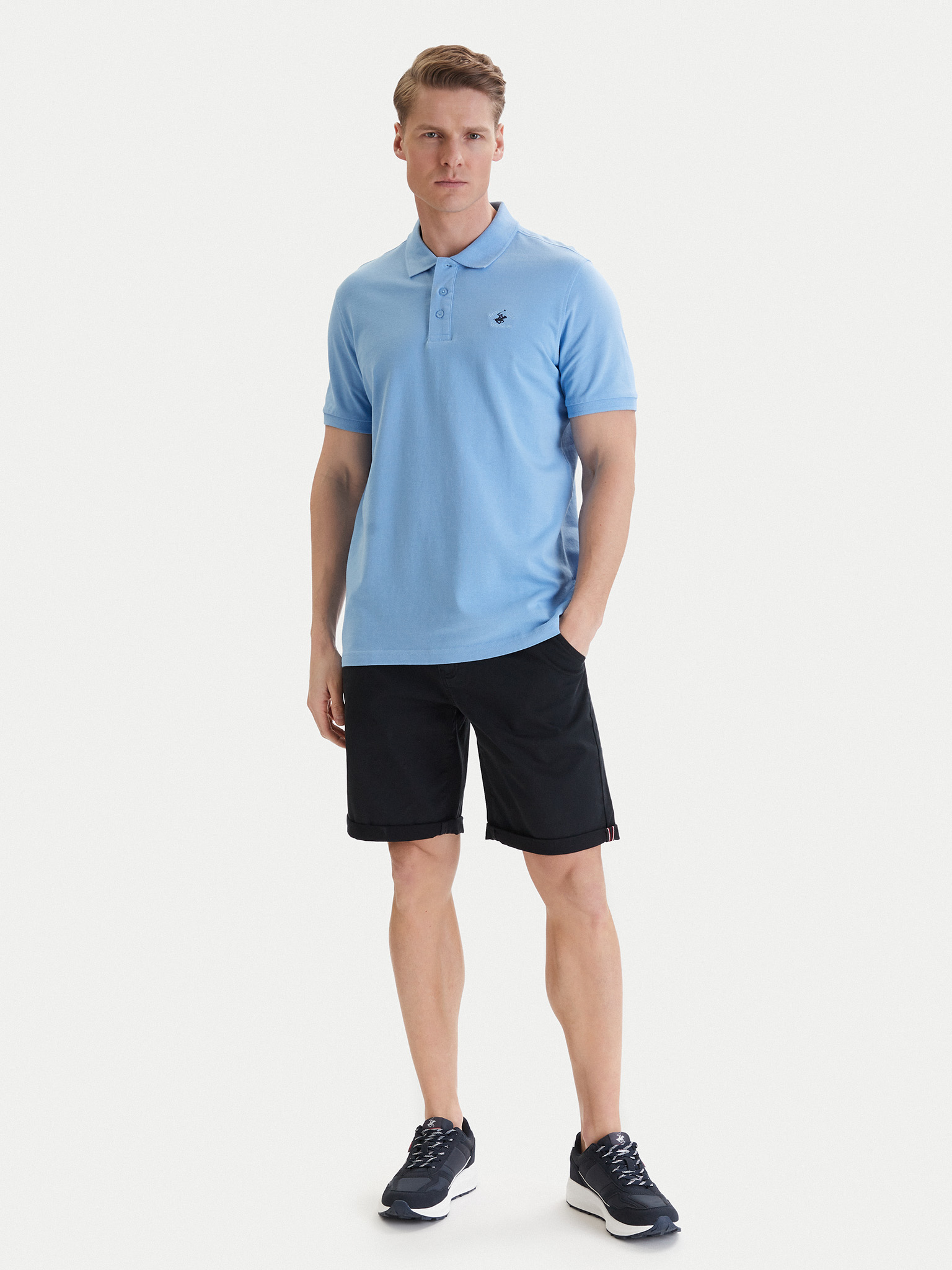 BEVERLY HILLS POLO CLUB W126-BHMSH-1067-48X Czarny