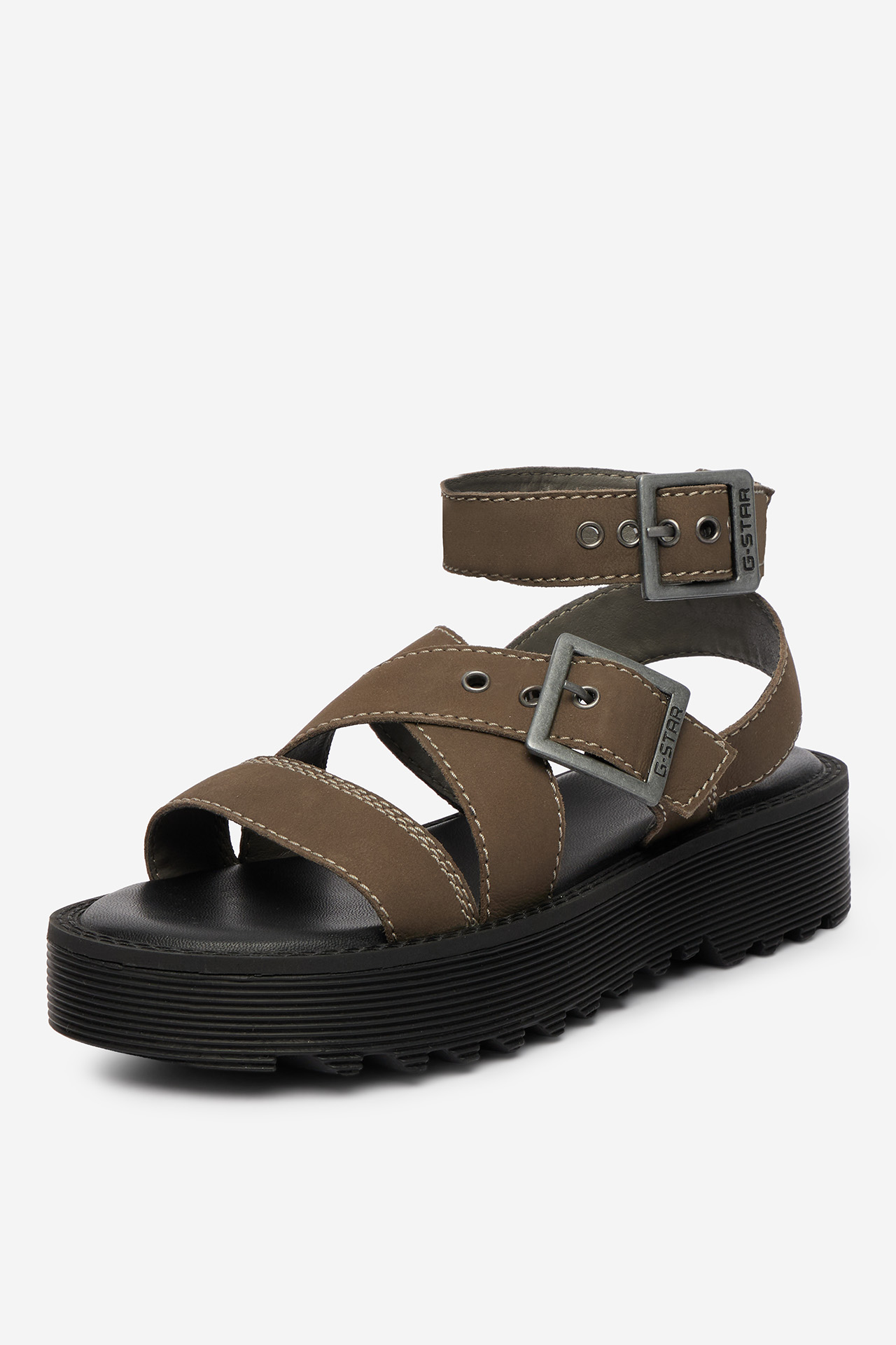 Szandál Sötétzöld