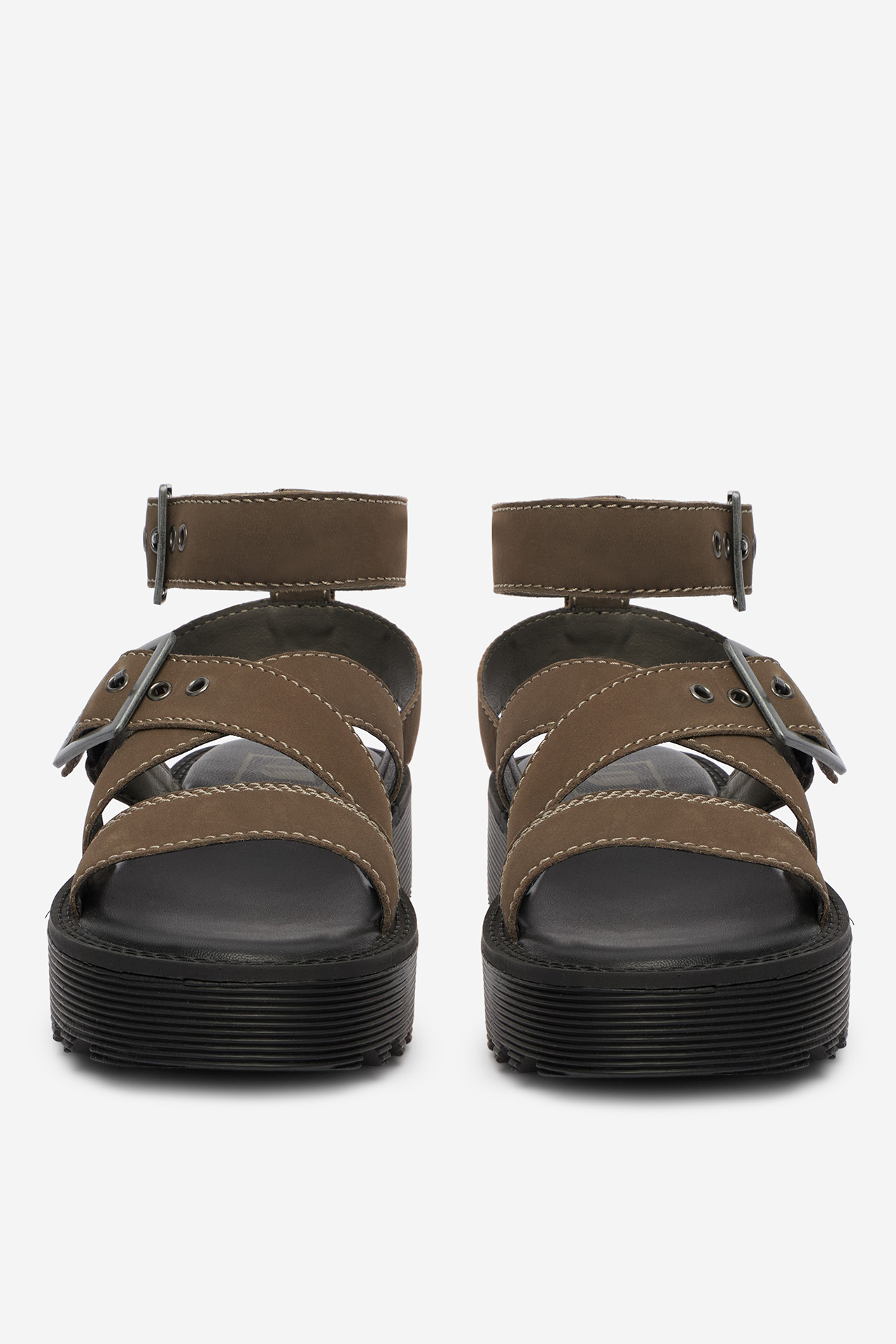 Szandál Sötétzöld