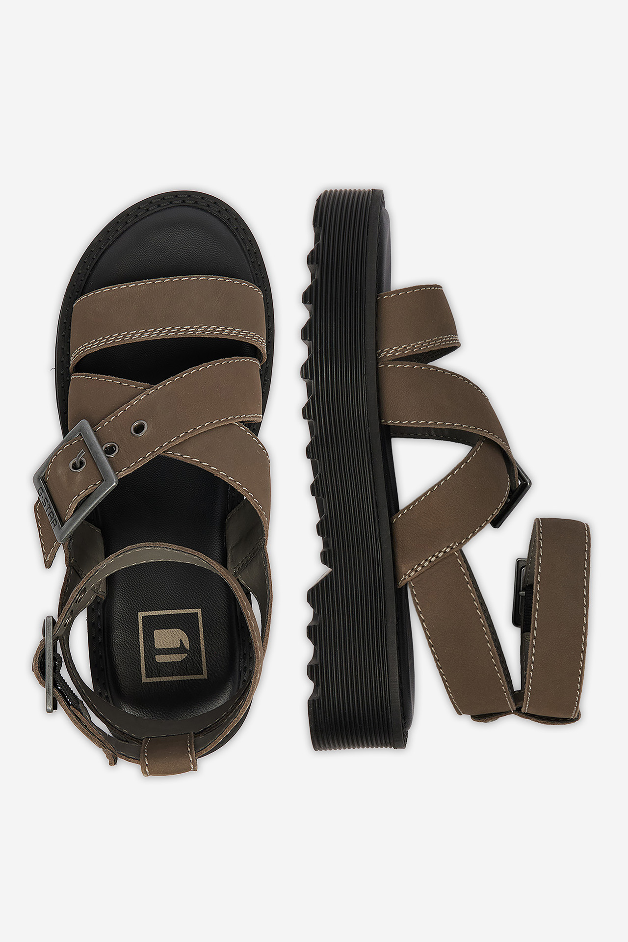 Szandál Sötétzöld