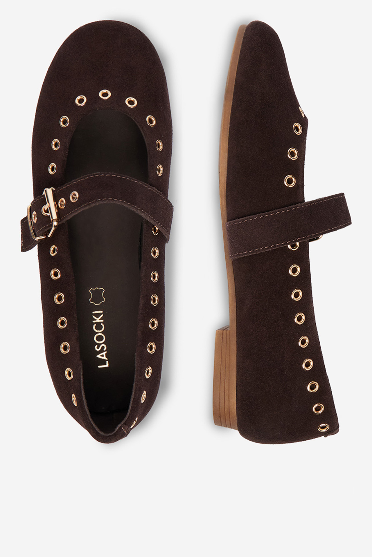 Baleríny Tmavě hnědá