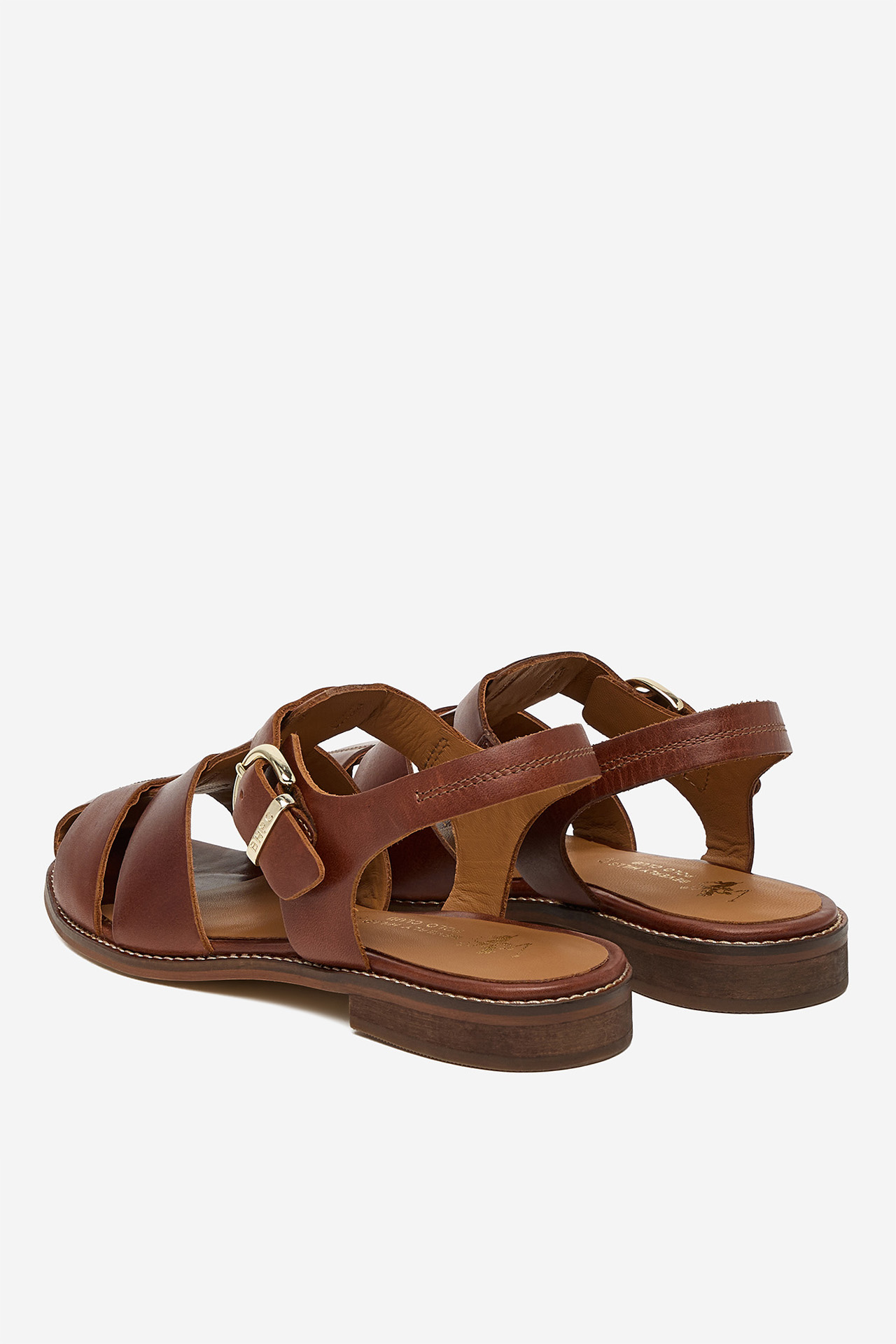 Sandály Hnědá
