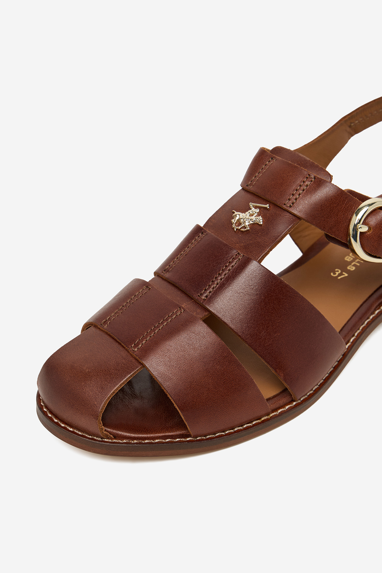 Sandály Hnědá
