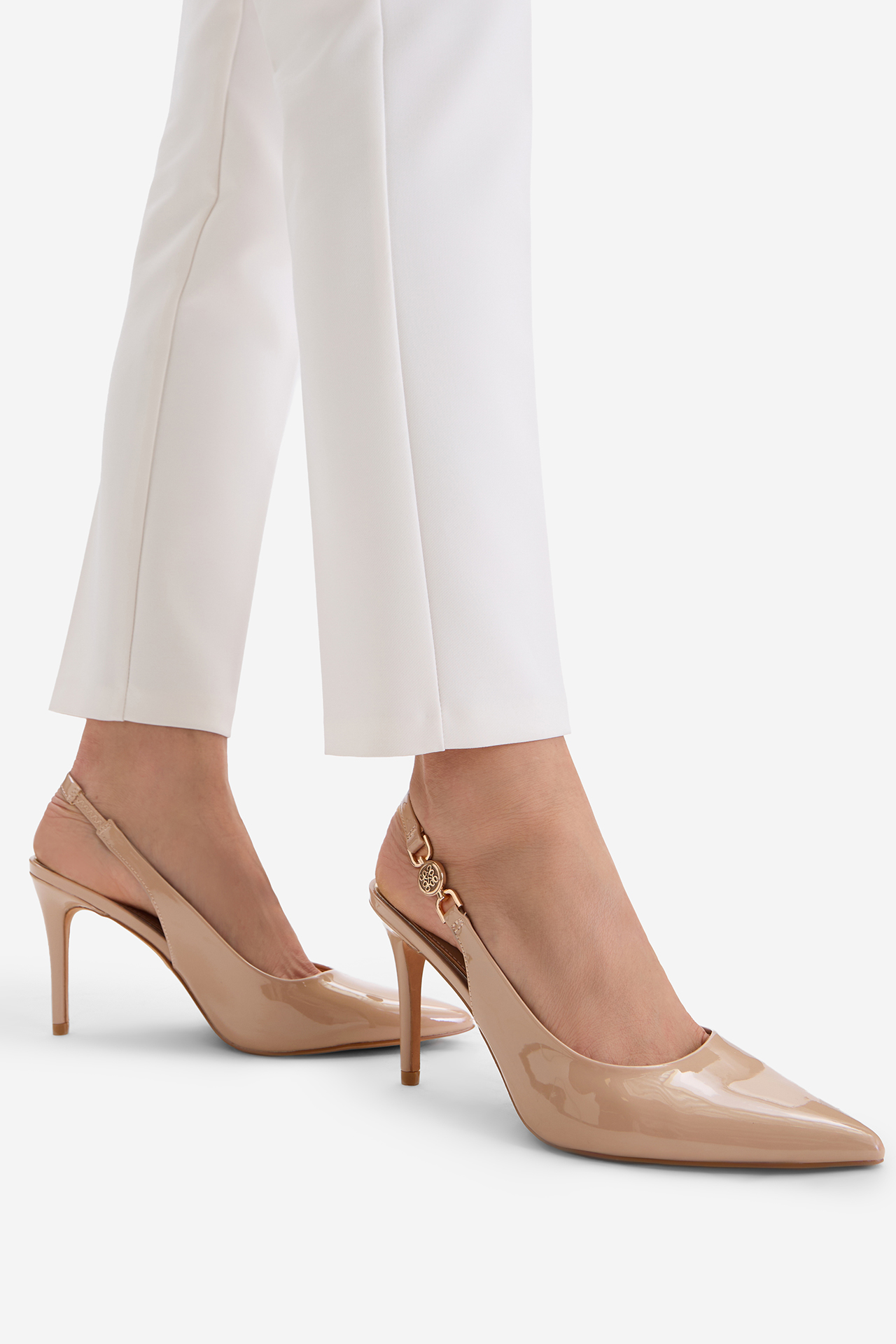 Lodičky na podpatku Béžová