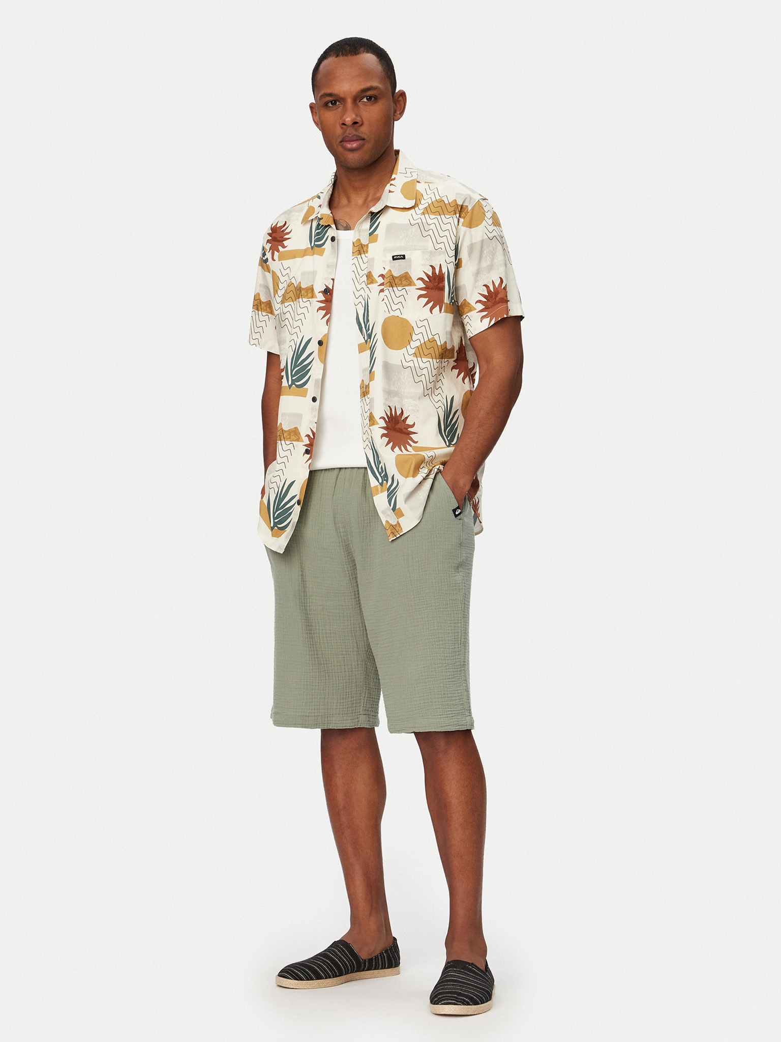 QUIKSILVER W126-QSMSH-1008-33X Zielony