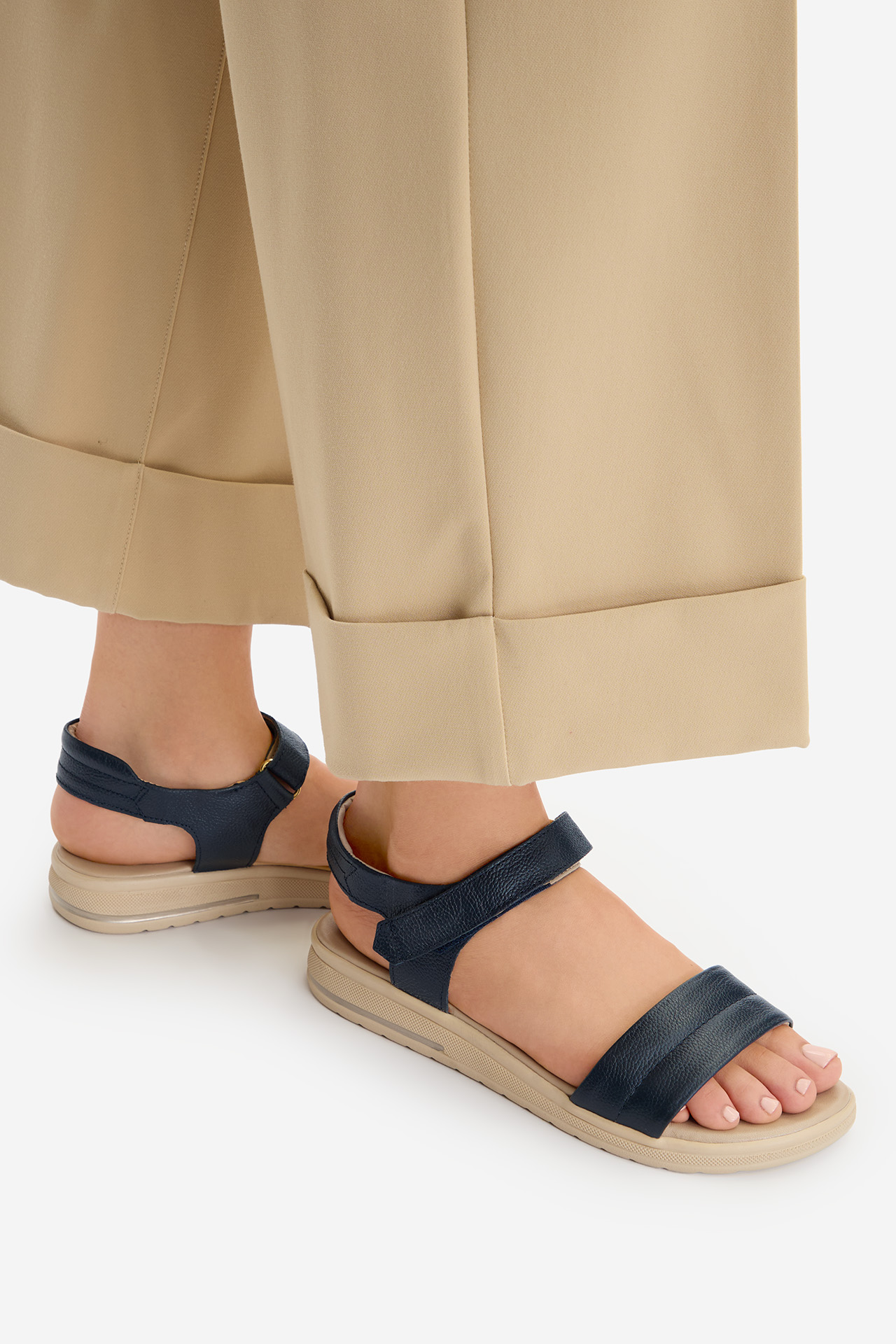 Sandály Tmavomodrá