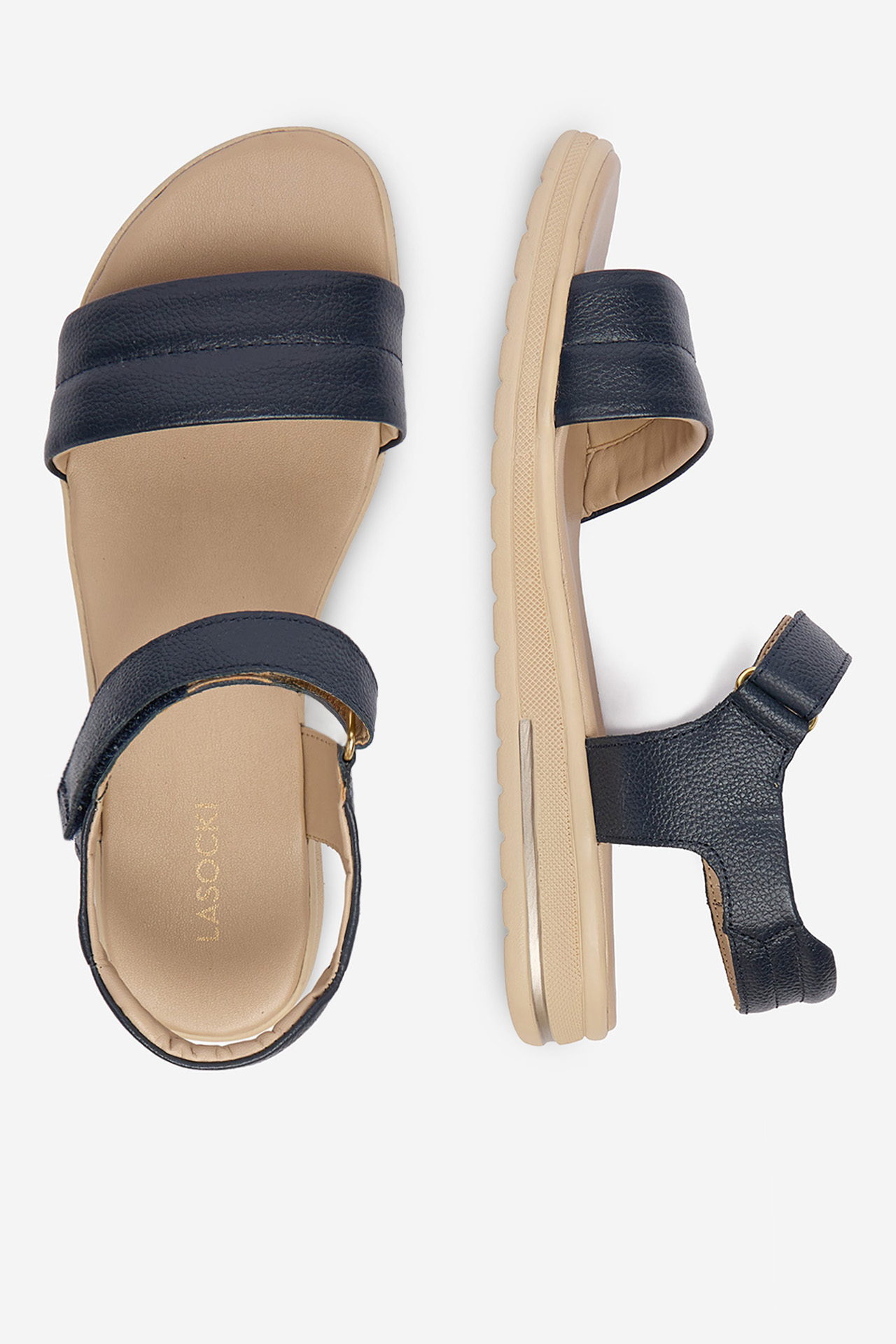 Sandály Tmavomodrá