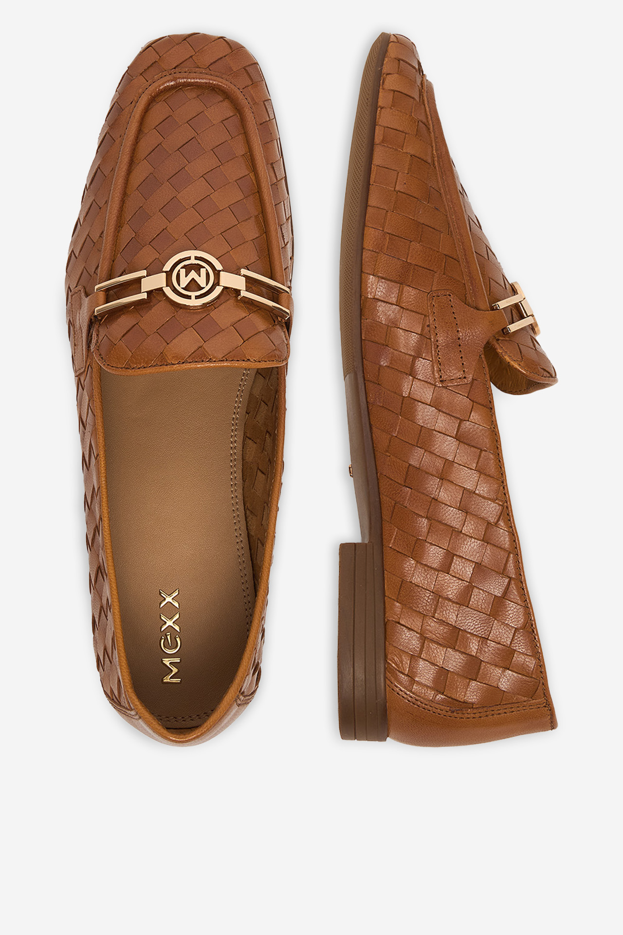 Loafersy Hnědá