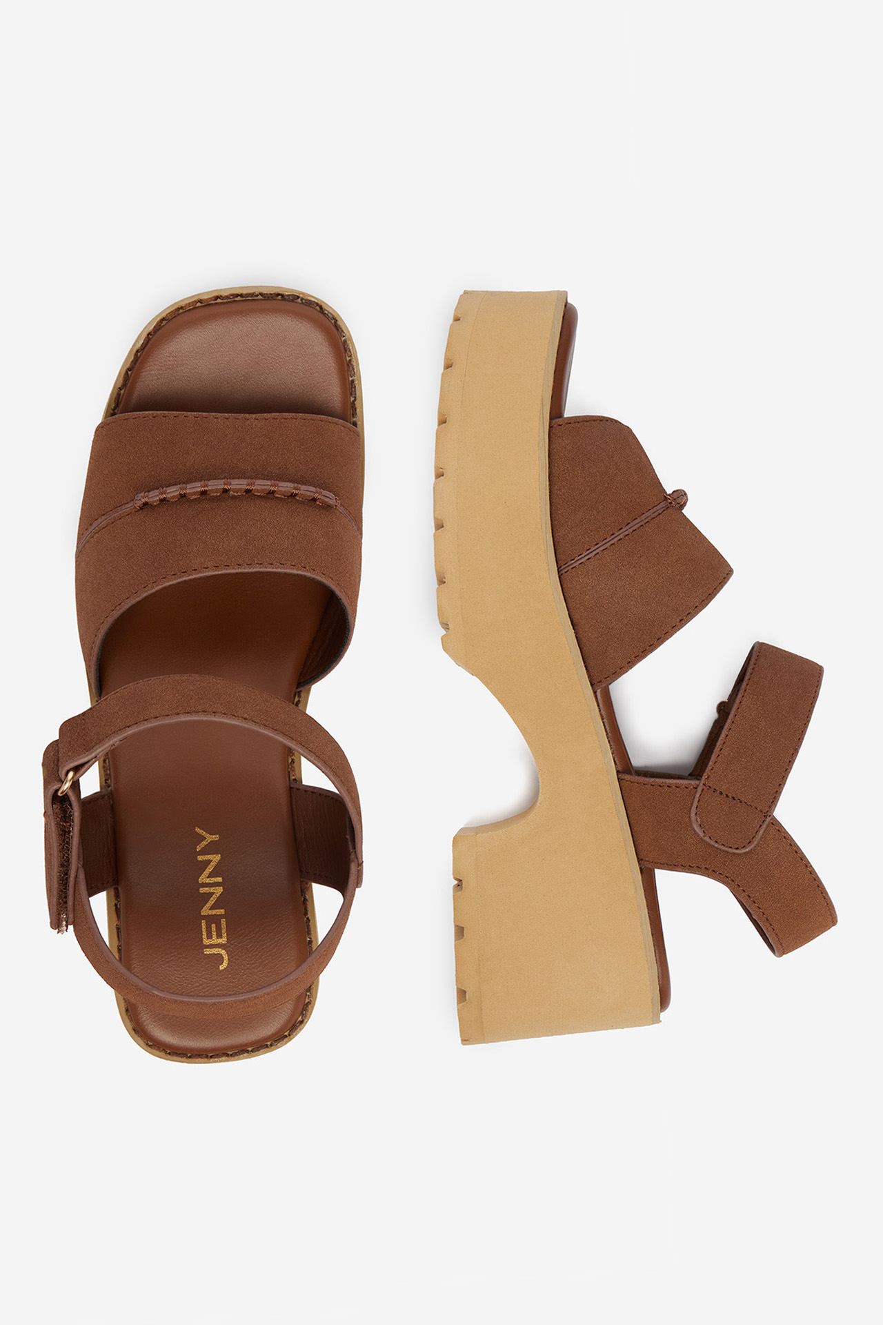 Sandály Hnědá