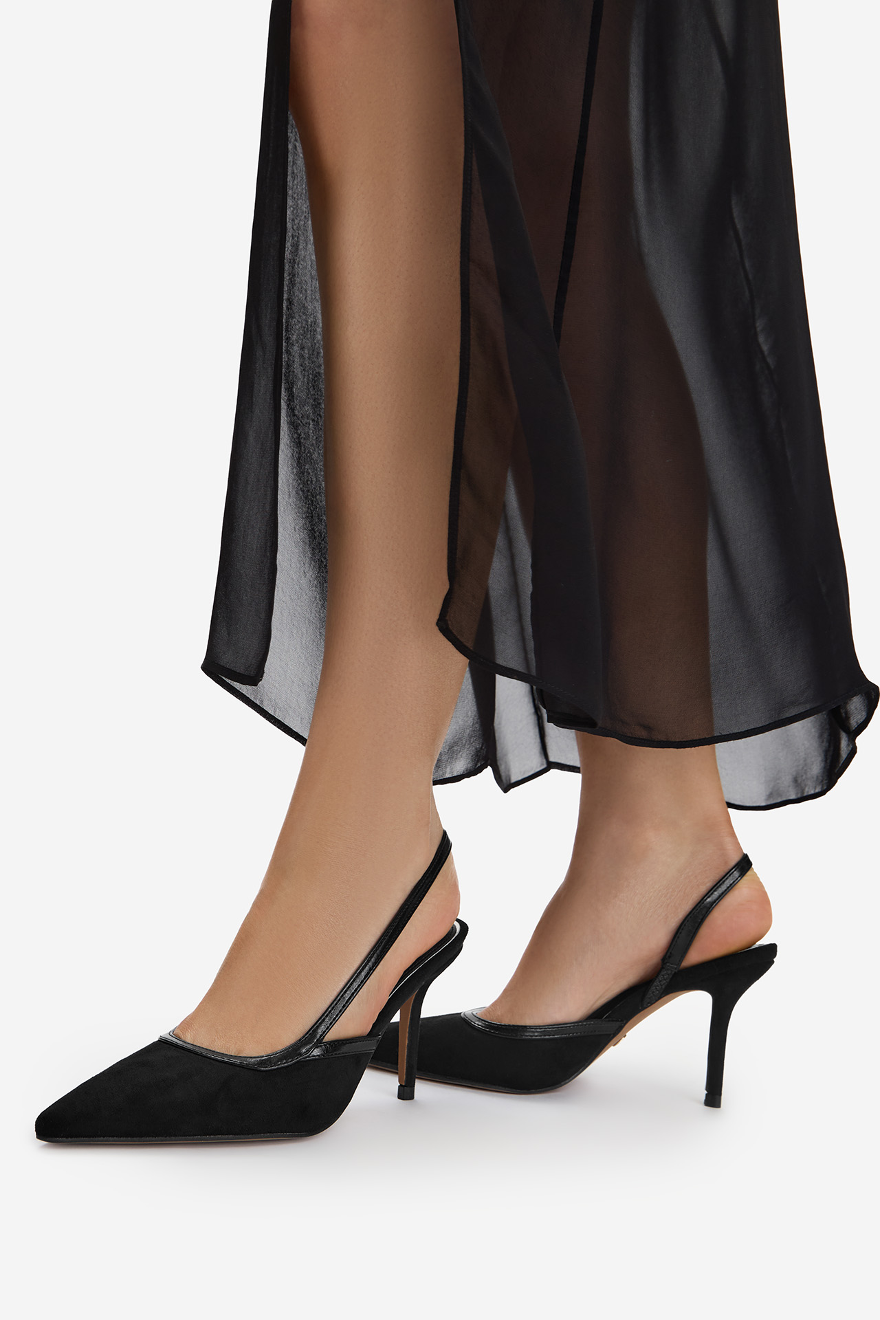 Lodičky na podpatku Černá