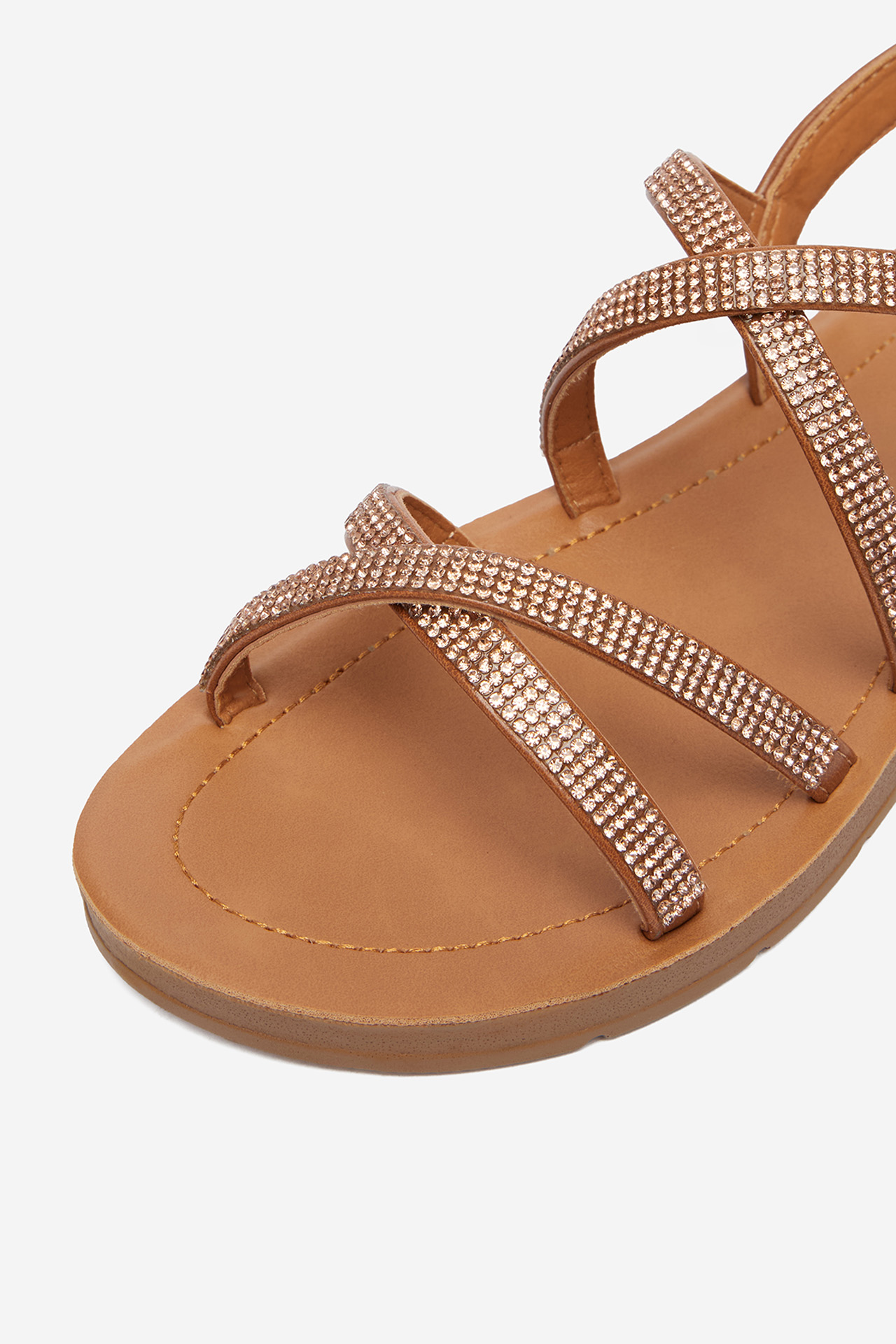 Sandály Světle hnědá