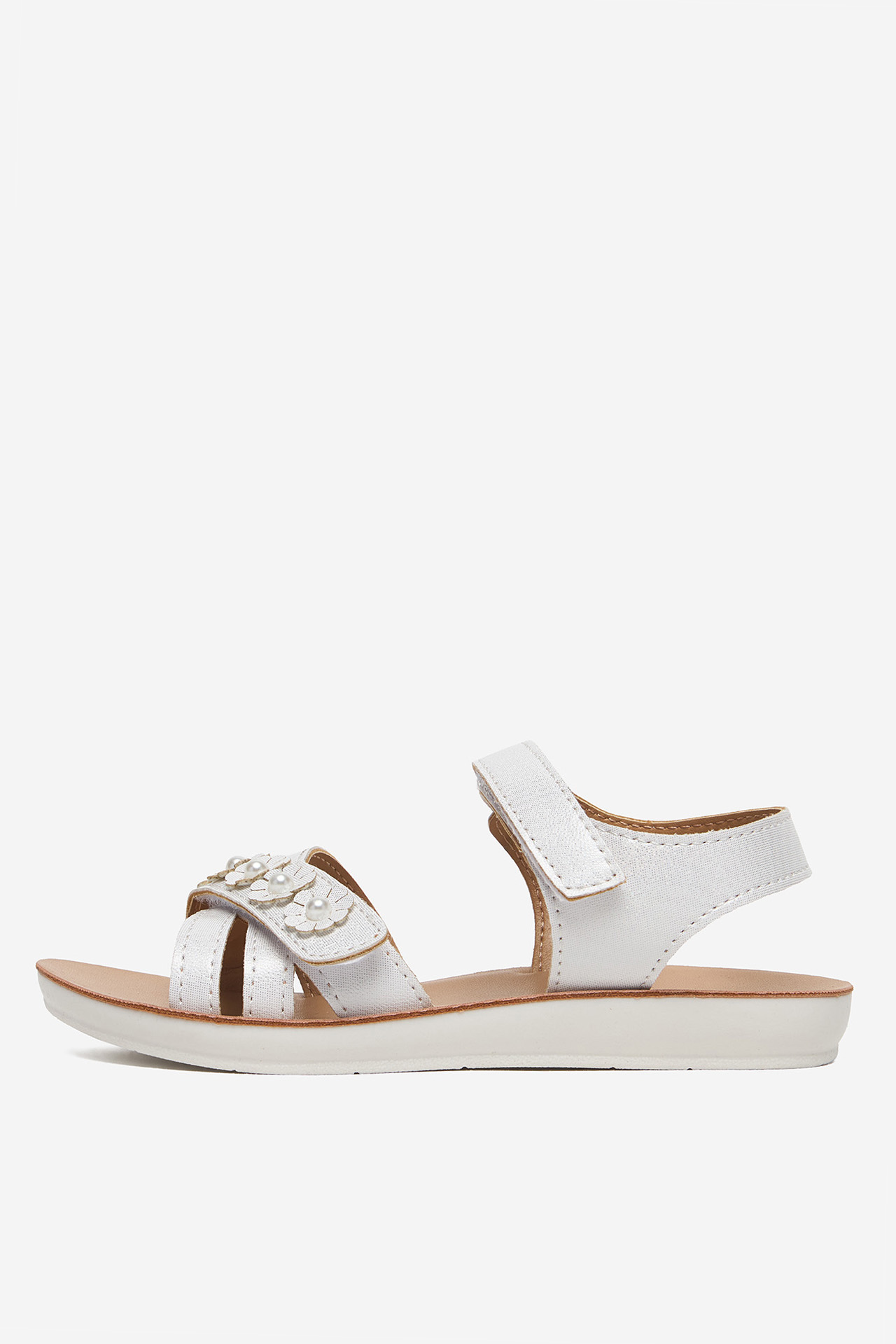 Сандали Бял