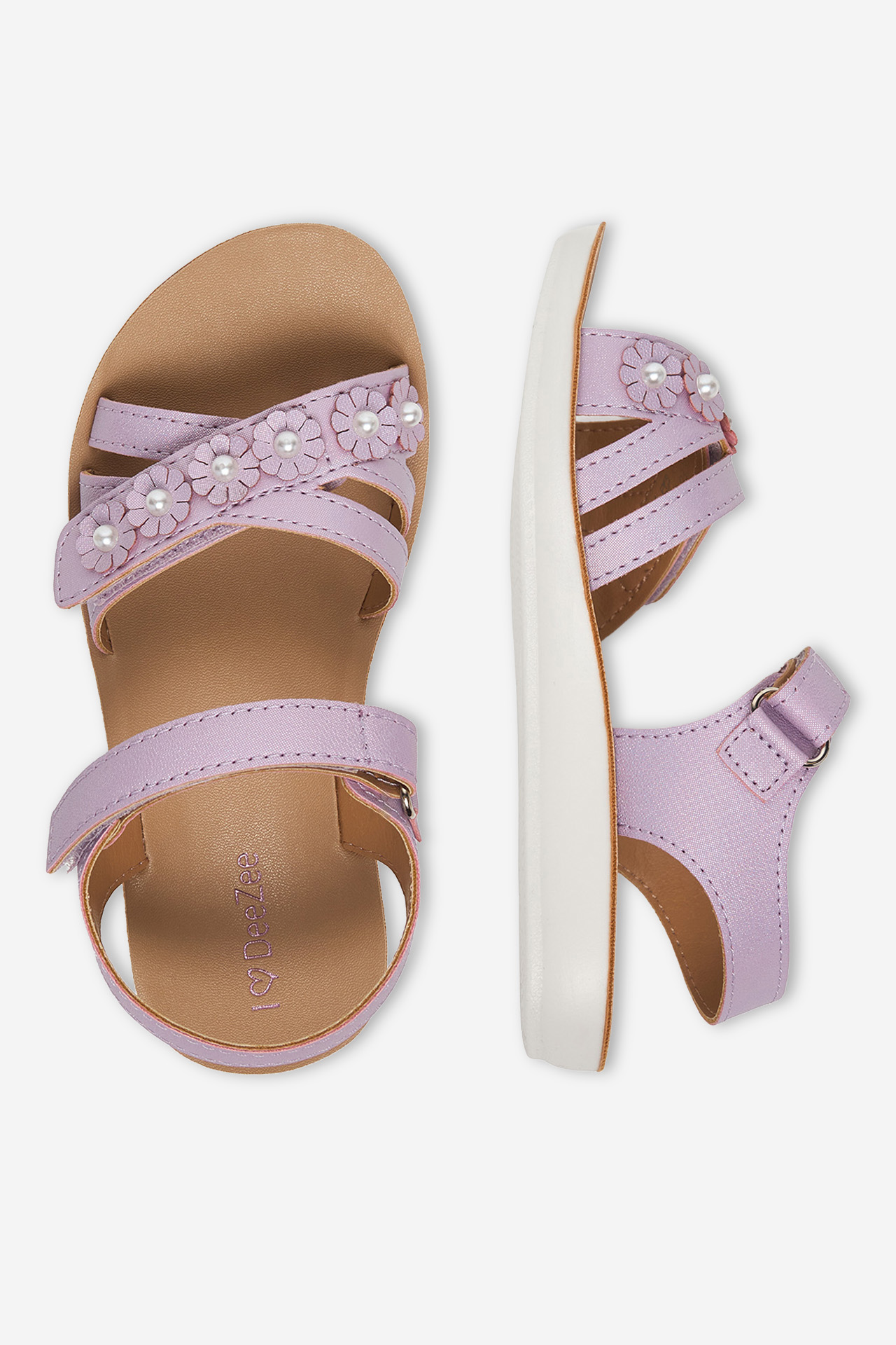 Sandály Světle fialová