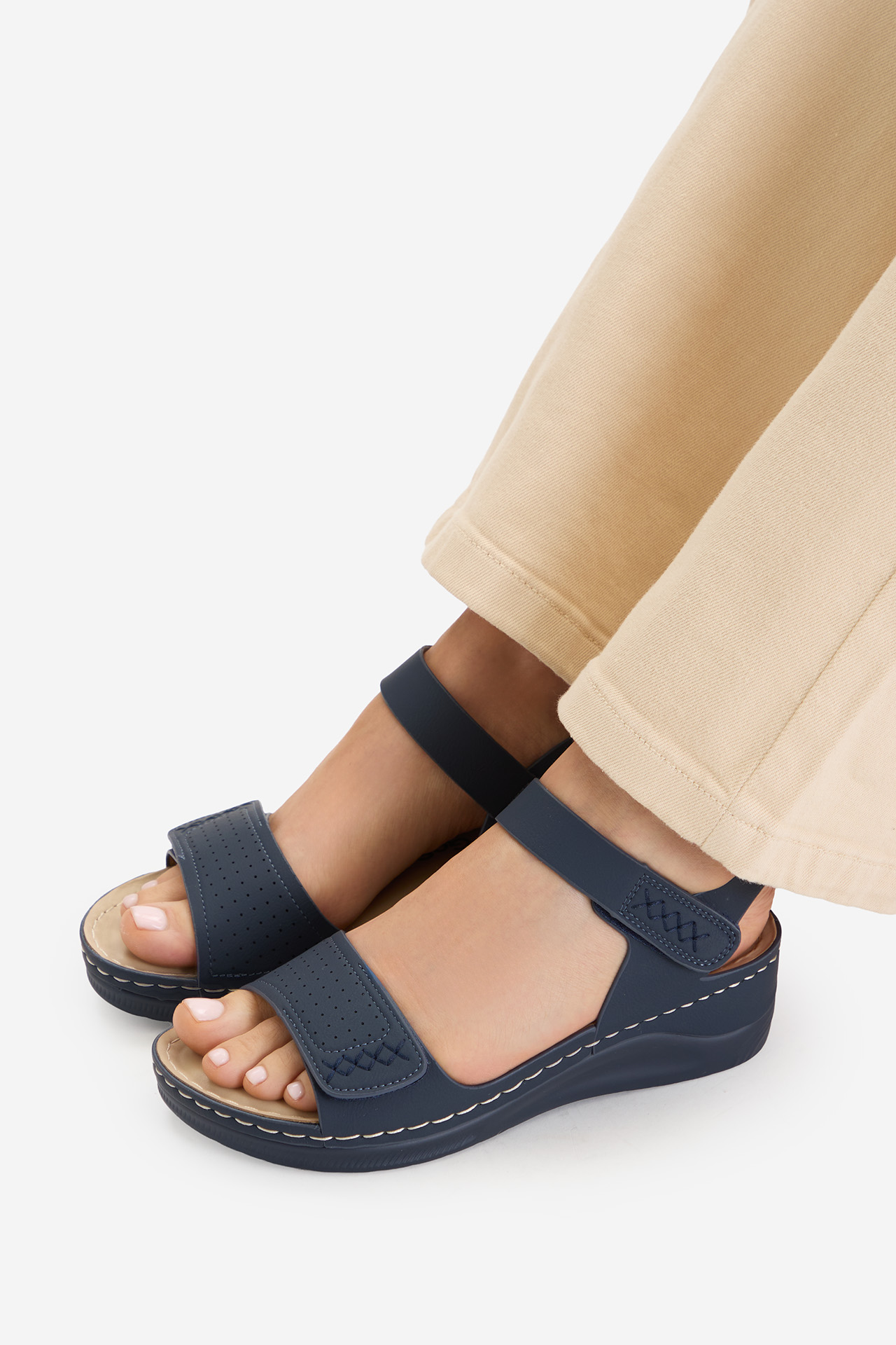 Sandály Tmavomodrá