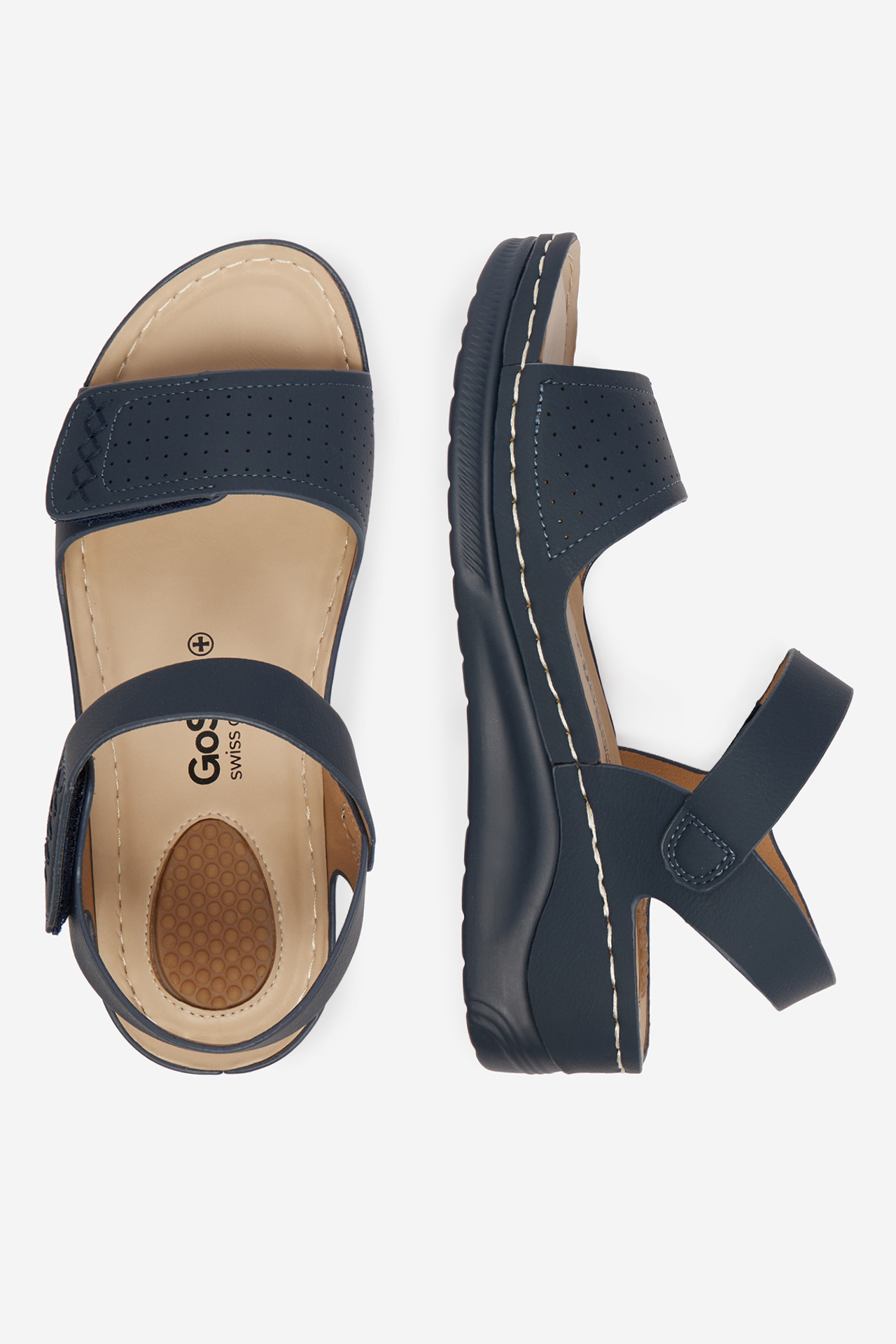 Sandály Tmavomodrá