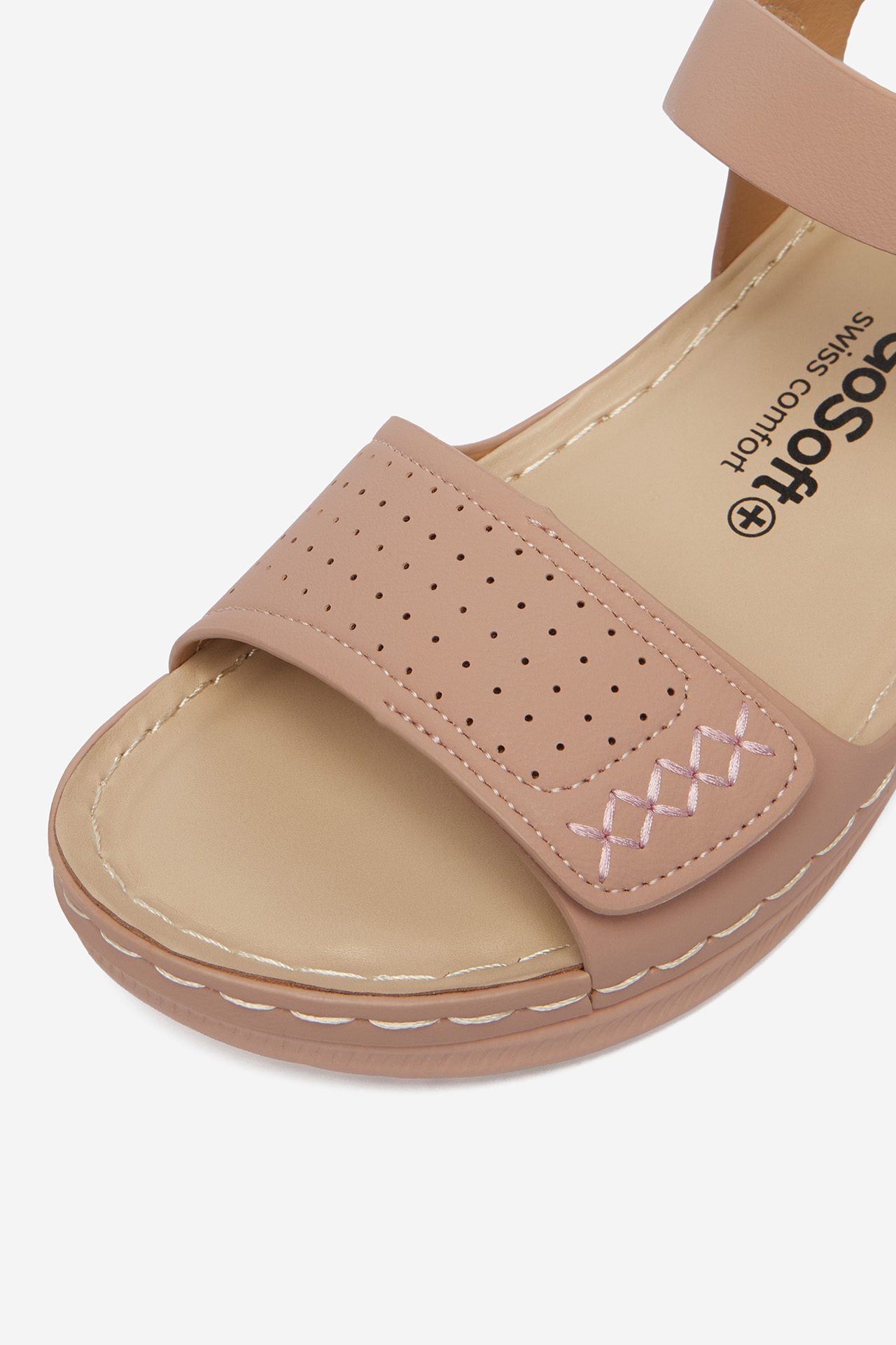 Sandály Světle růžová