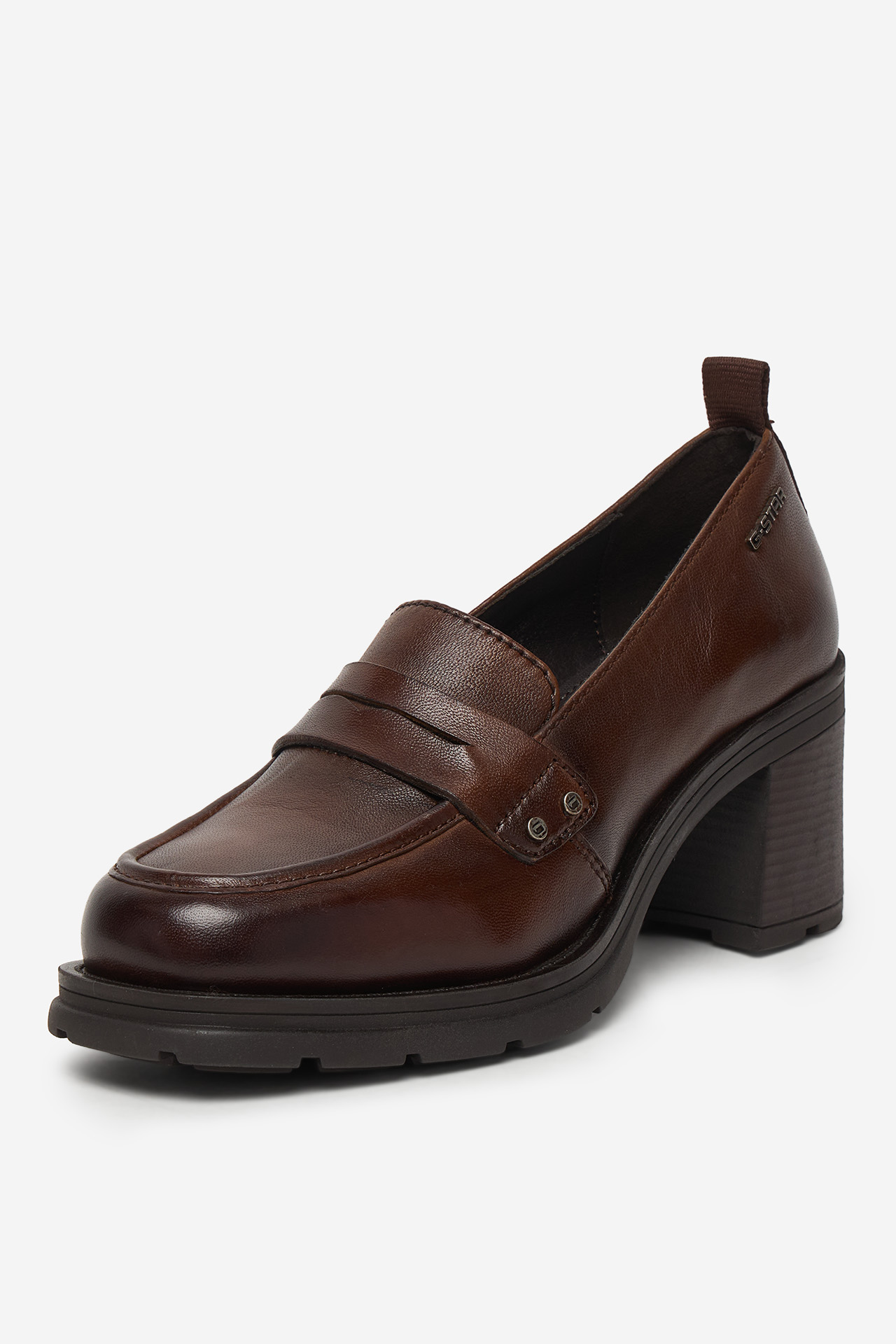 Mocasini cu toc Maro