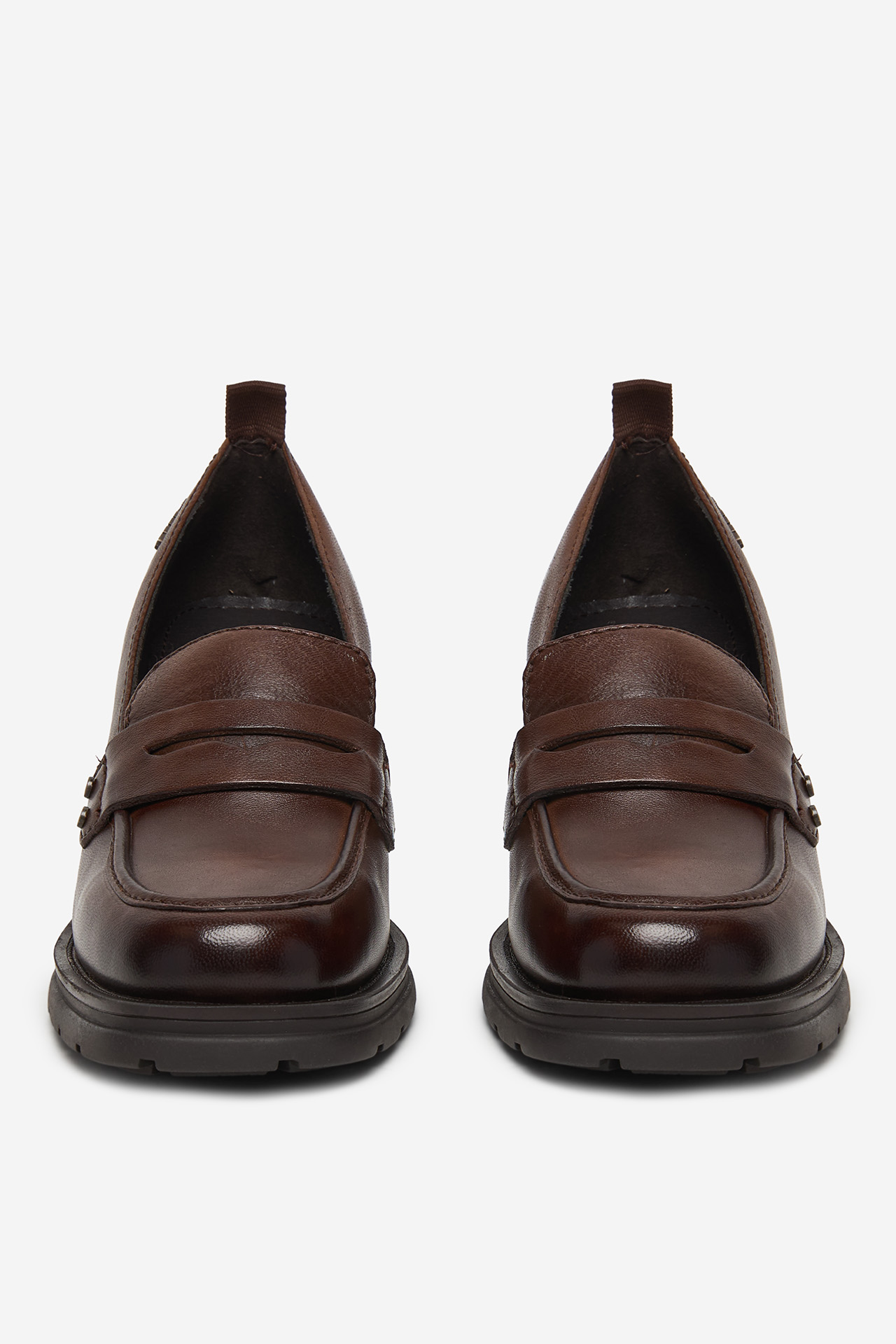 Mocasini cu toc Maro