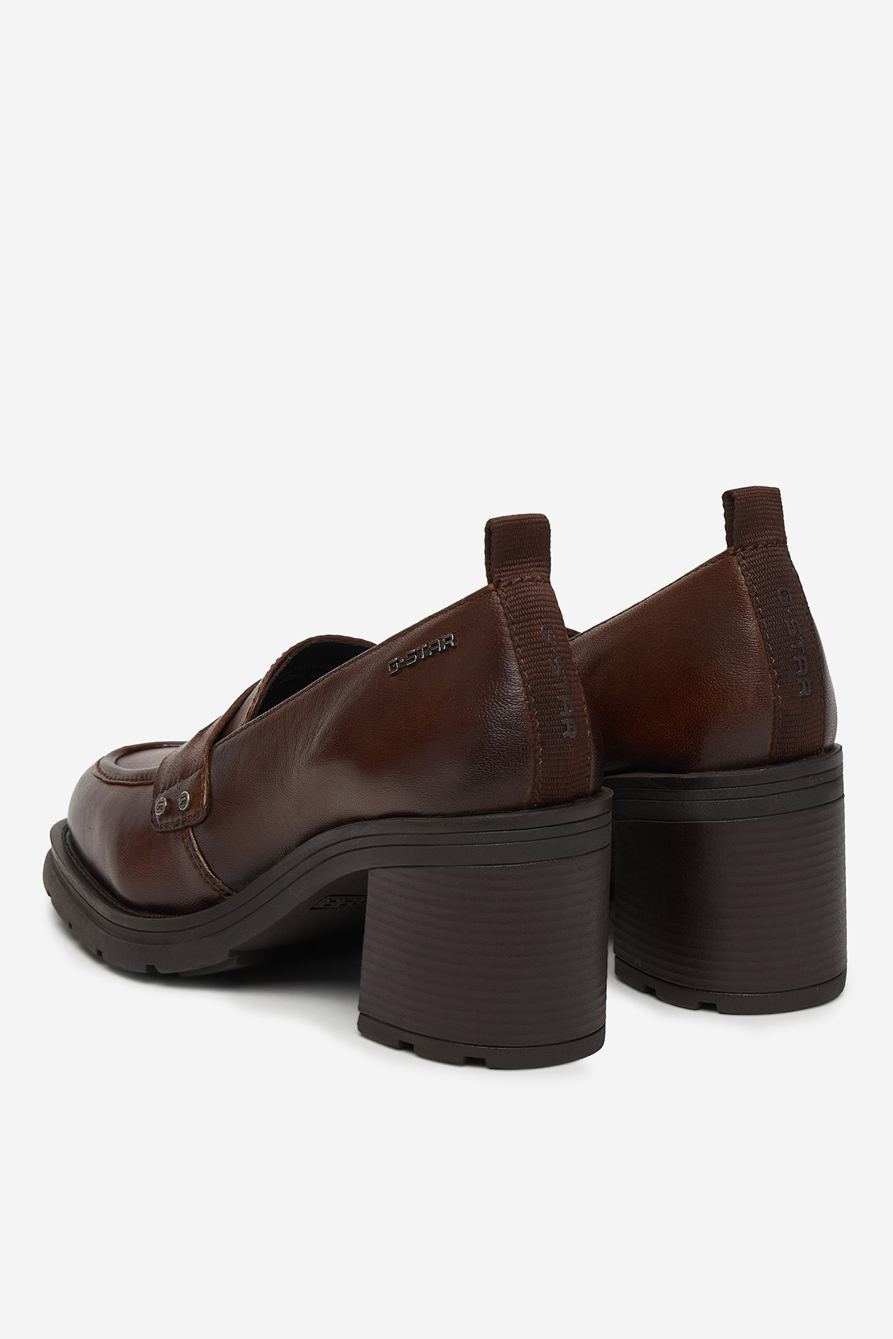 Mocasini cu toc Maro