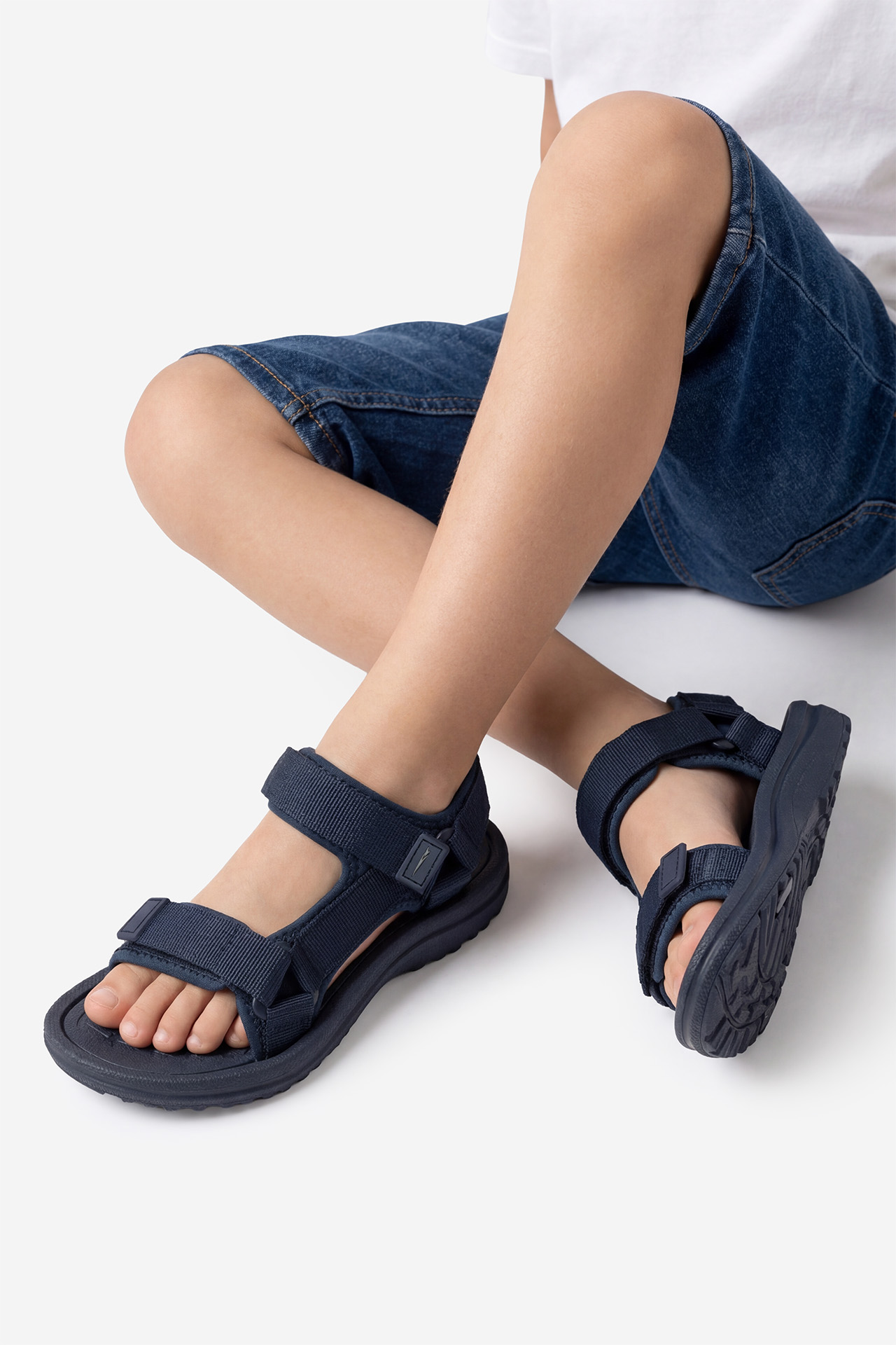 Sandály Tmavomodrá