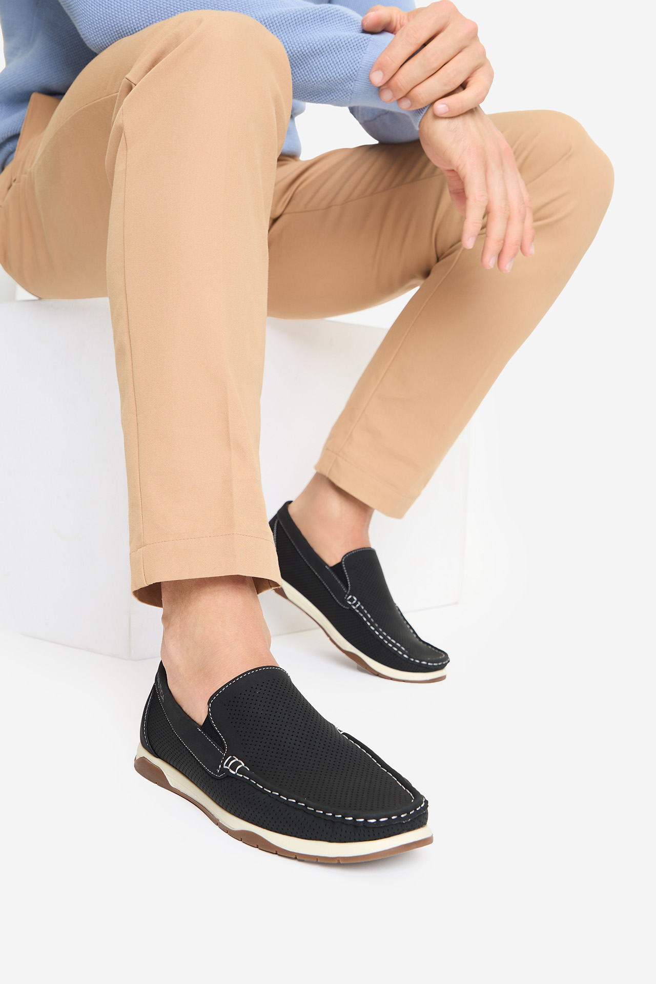 Mokasíny Tmavomodrá