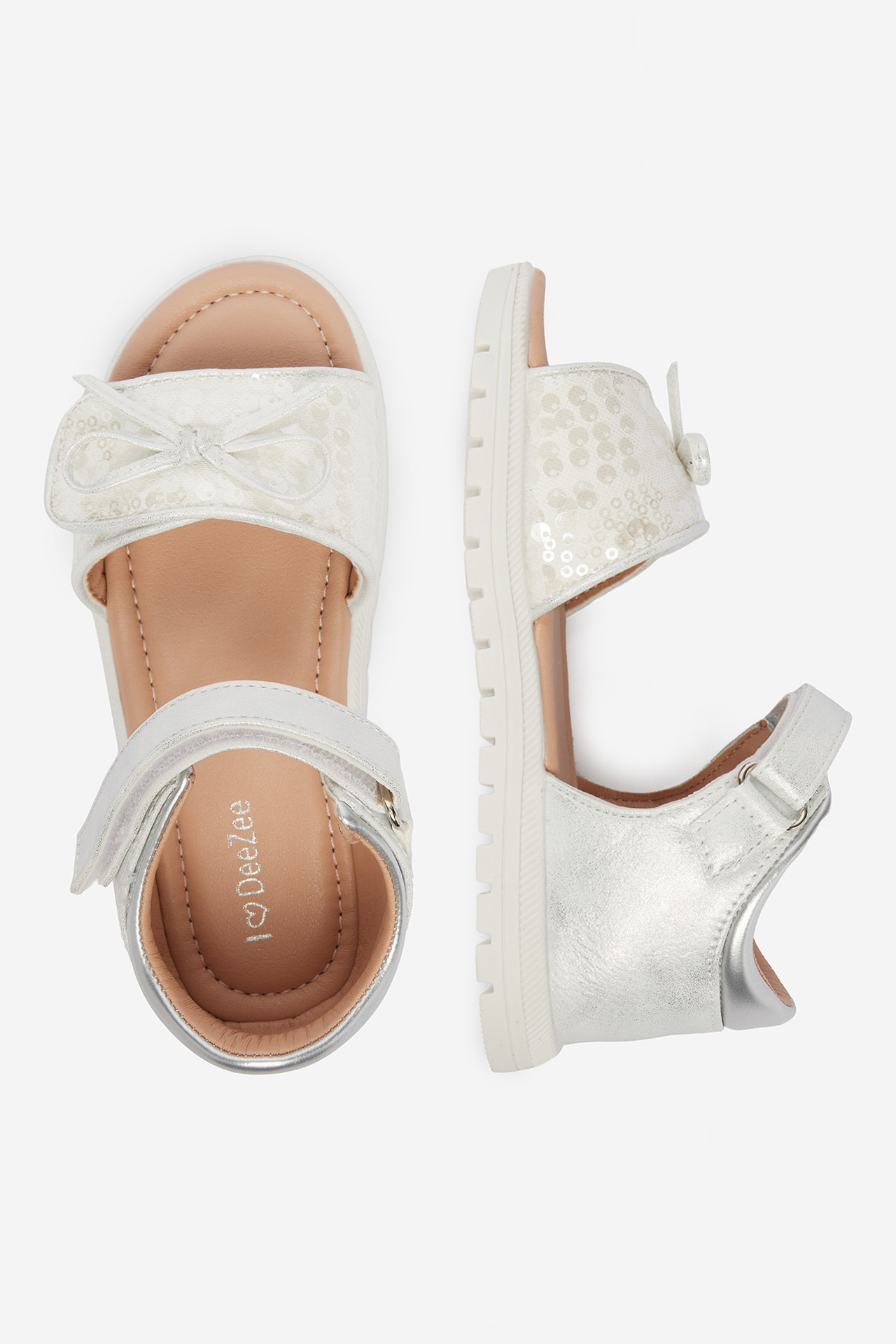 Sandály Stříbrná