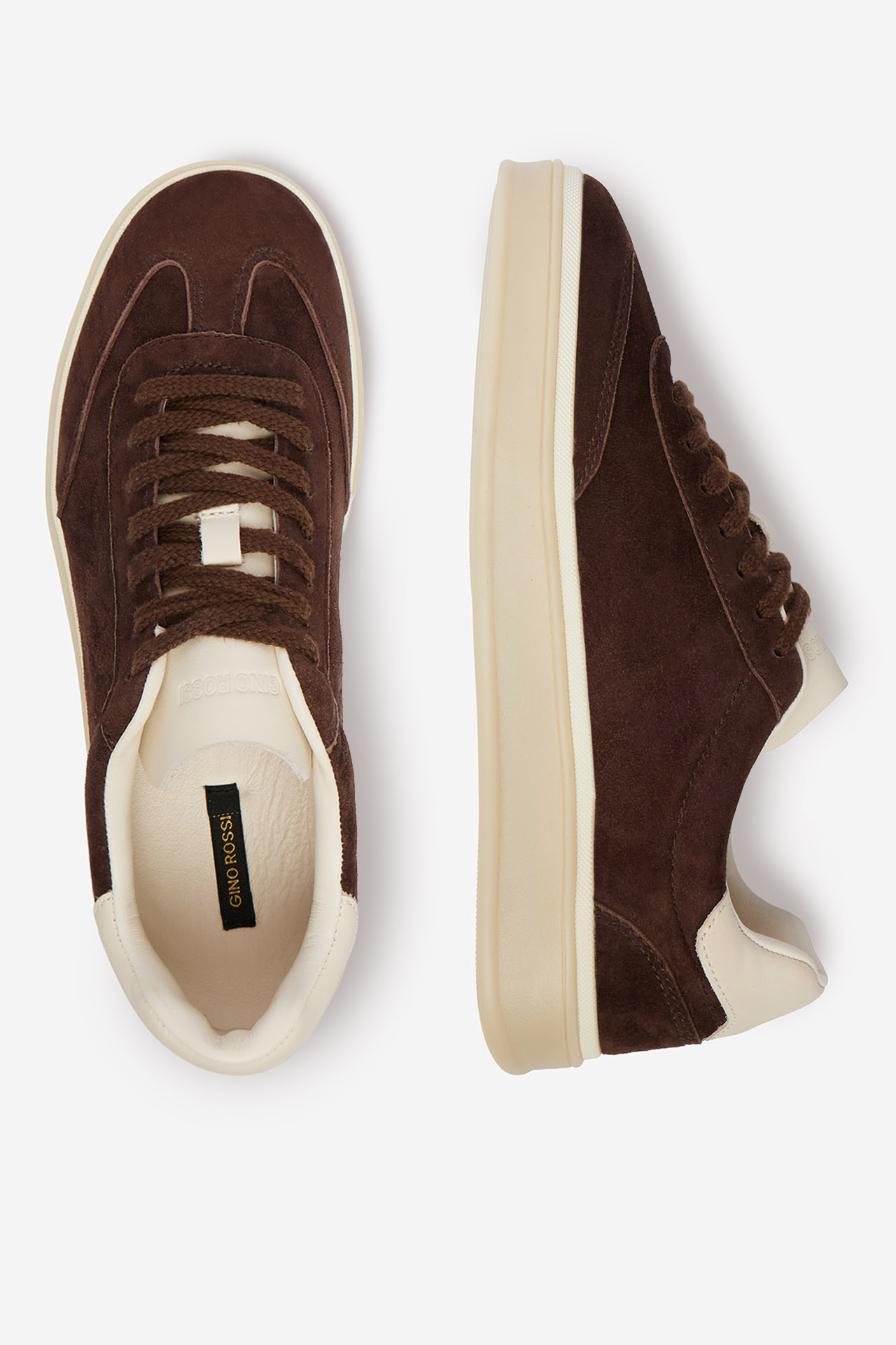 Sneakersy Tmavě hnědá