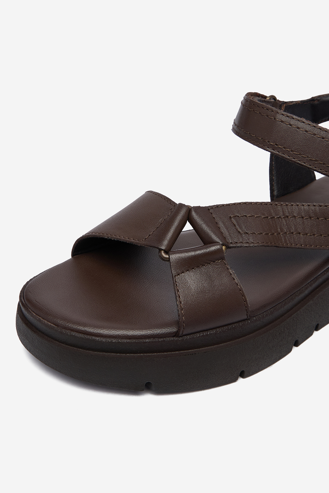 Sandály Tmavě hnědá