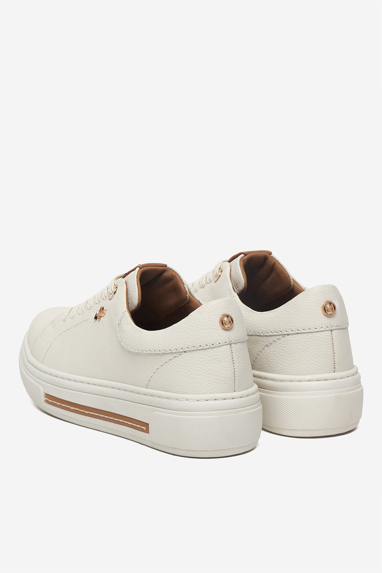 Sneakersy Krémová