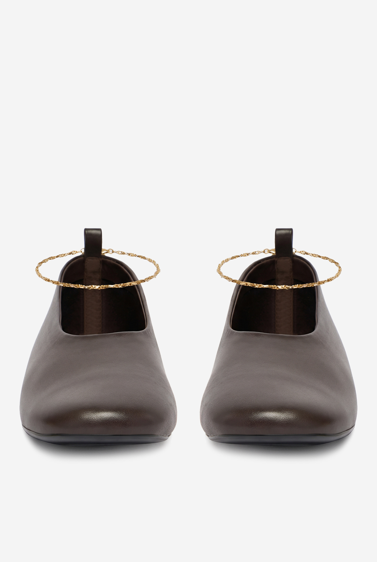 Baleríny Tmavě hnědá