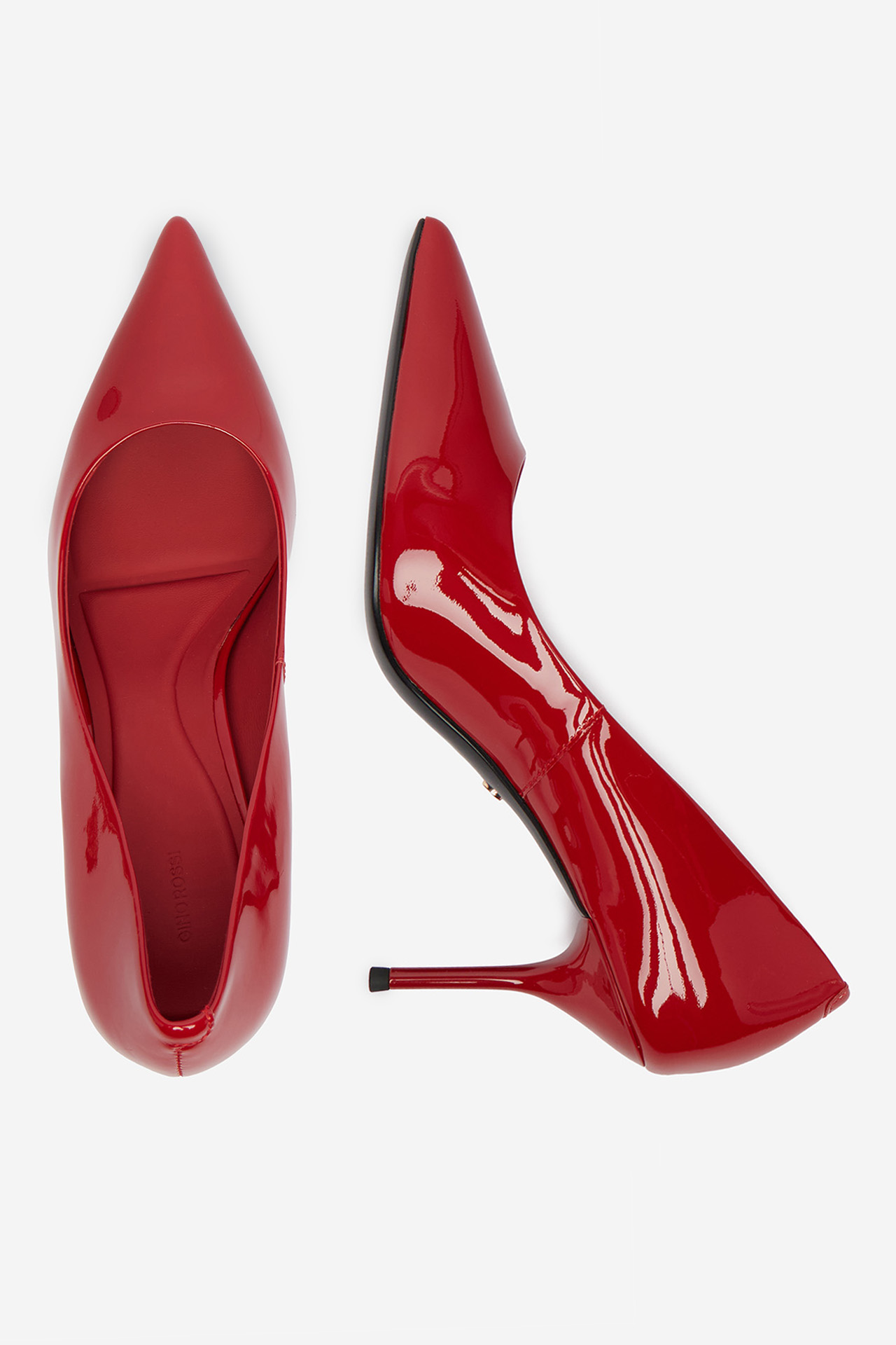 Lodičky na podpatku Červená