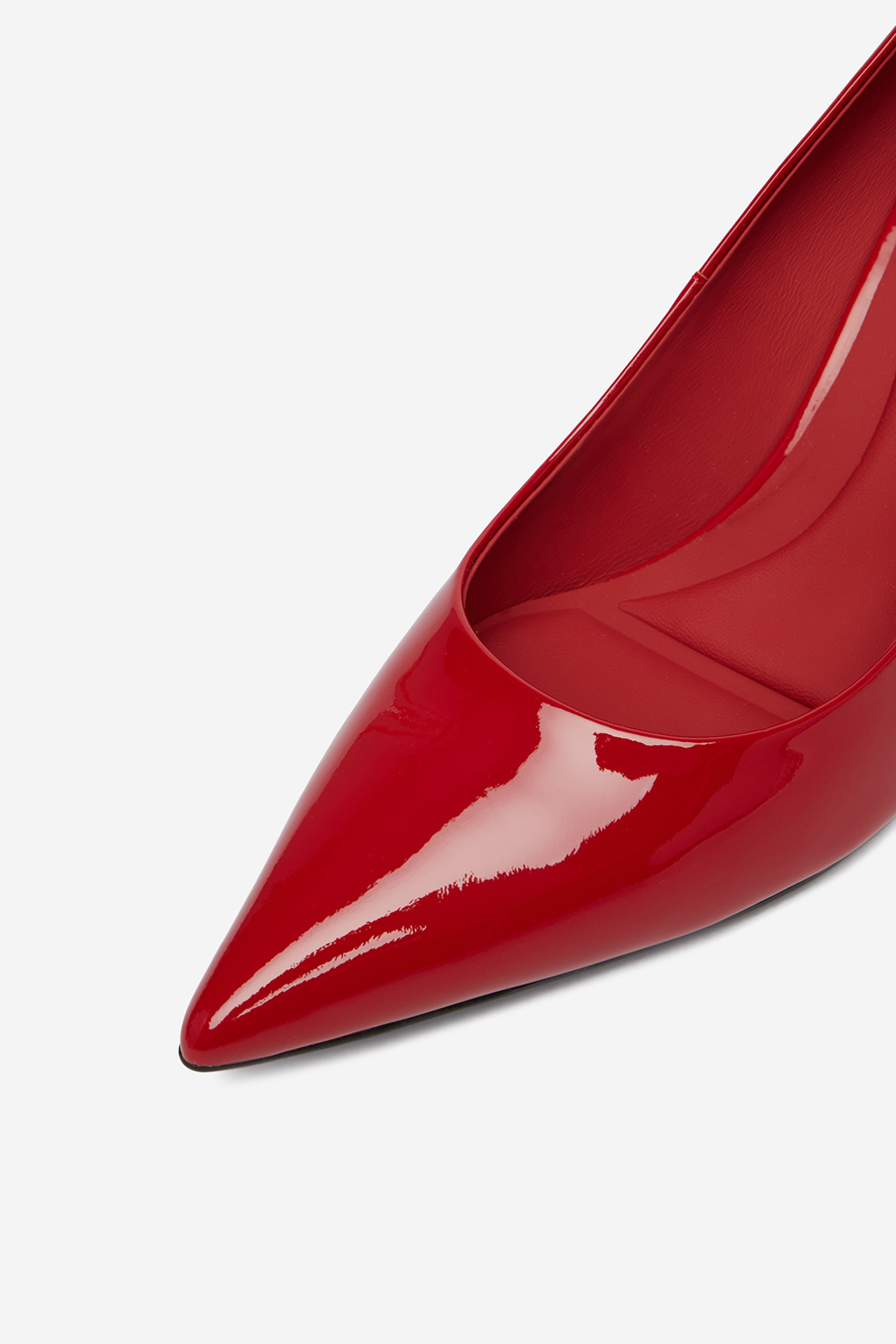 Lodičky na podpatku Červená