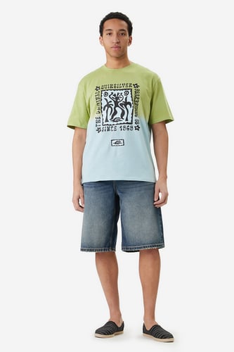 Majica QUIKSILVER W126-QSMTS-1007-46P Zelena