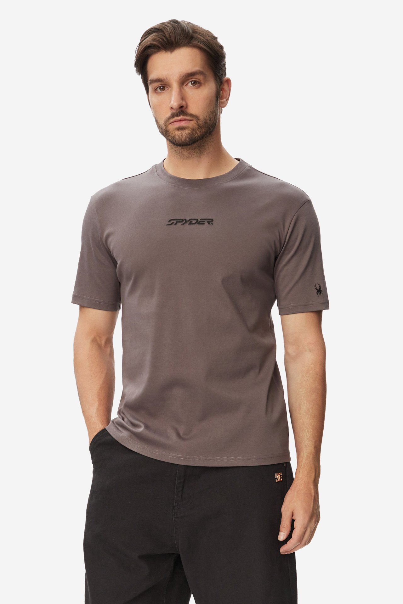 T-shirt SPYDER W126-SPMTS-1009-42X Szary