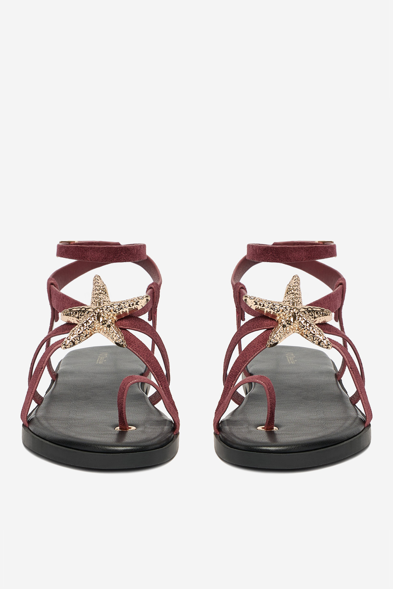 Sandali Bordo rdeča