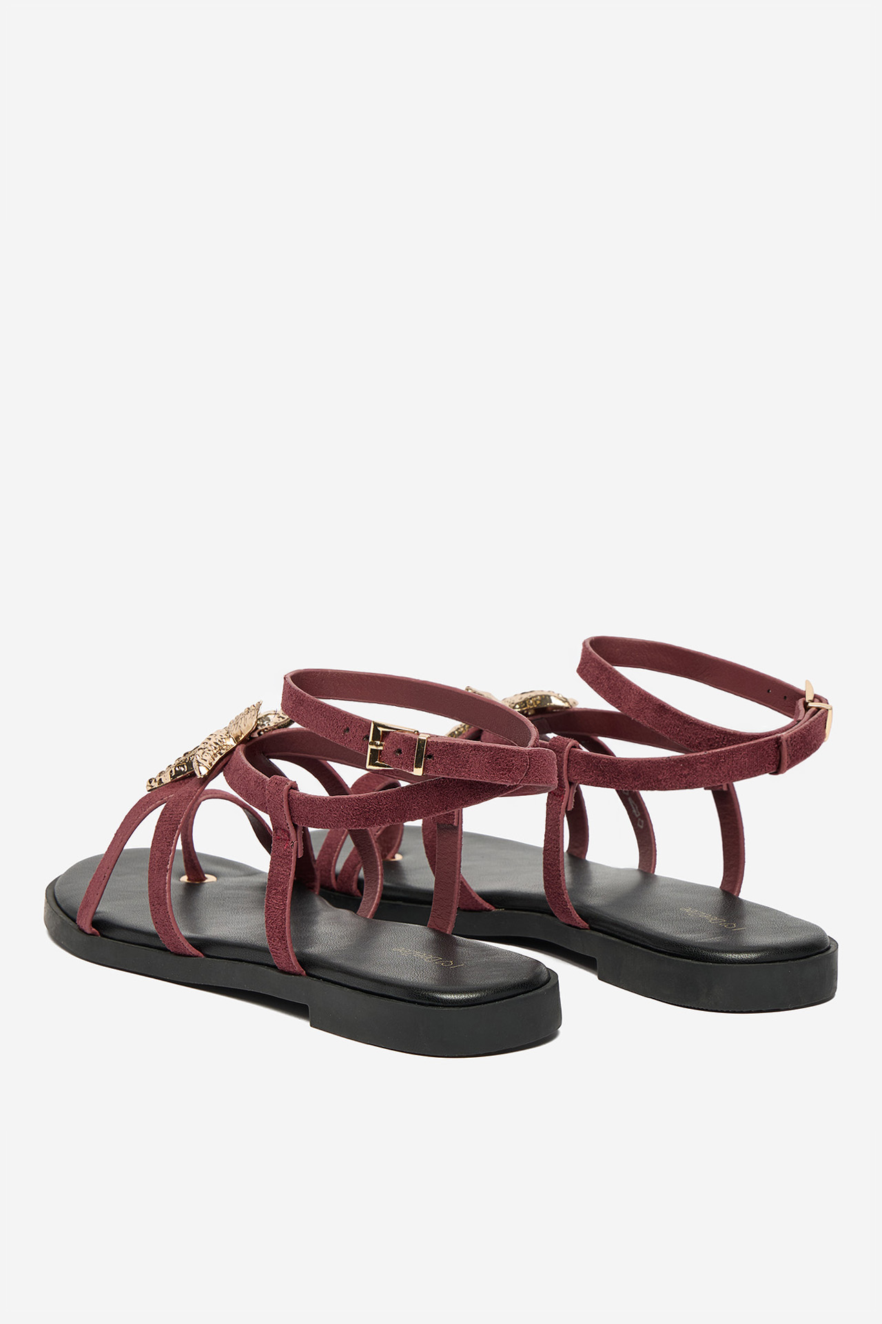 Sandali Bordo rdeča