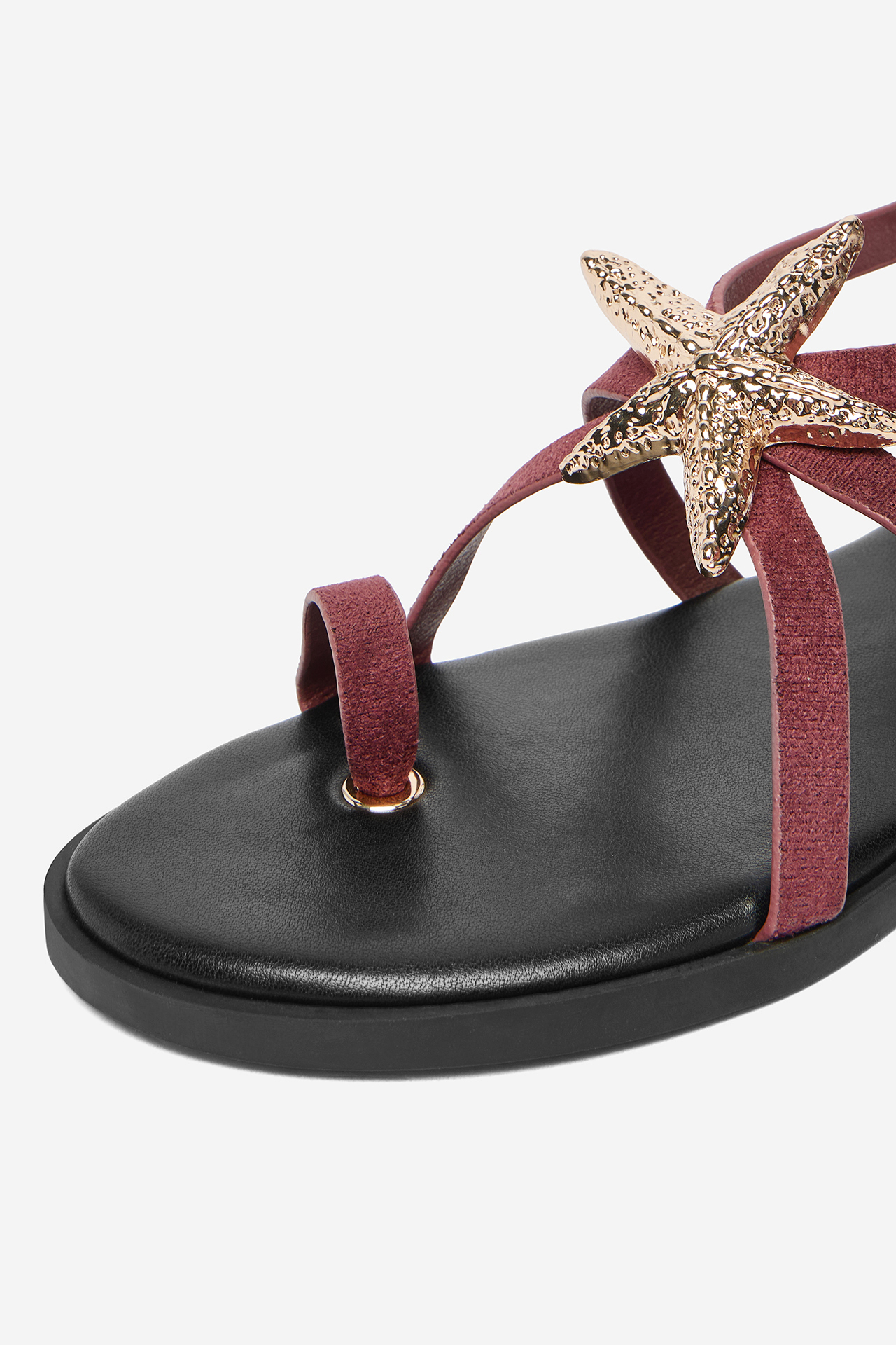 Sandali Bordo rdeča