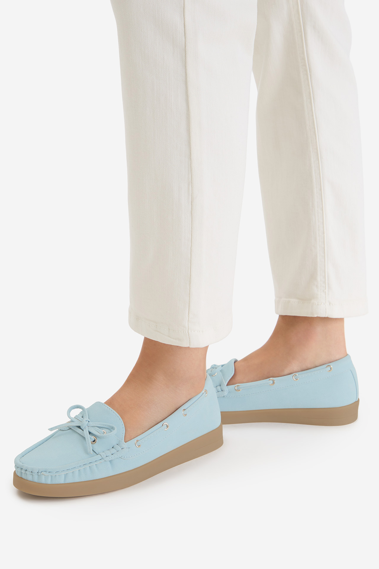 Mokasíny Světle modrá