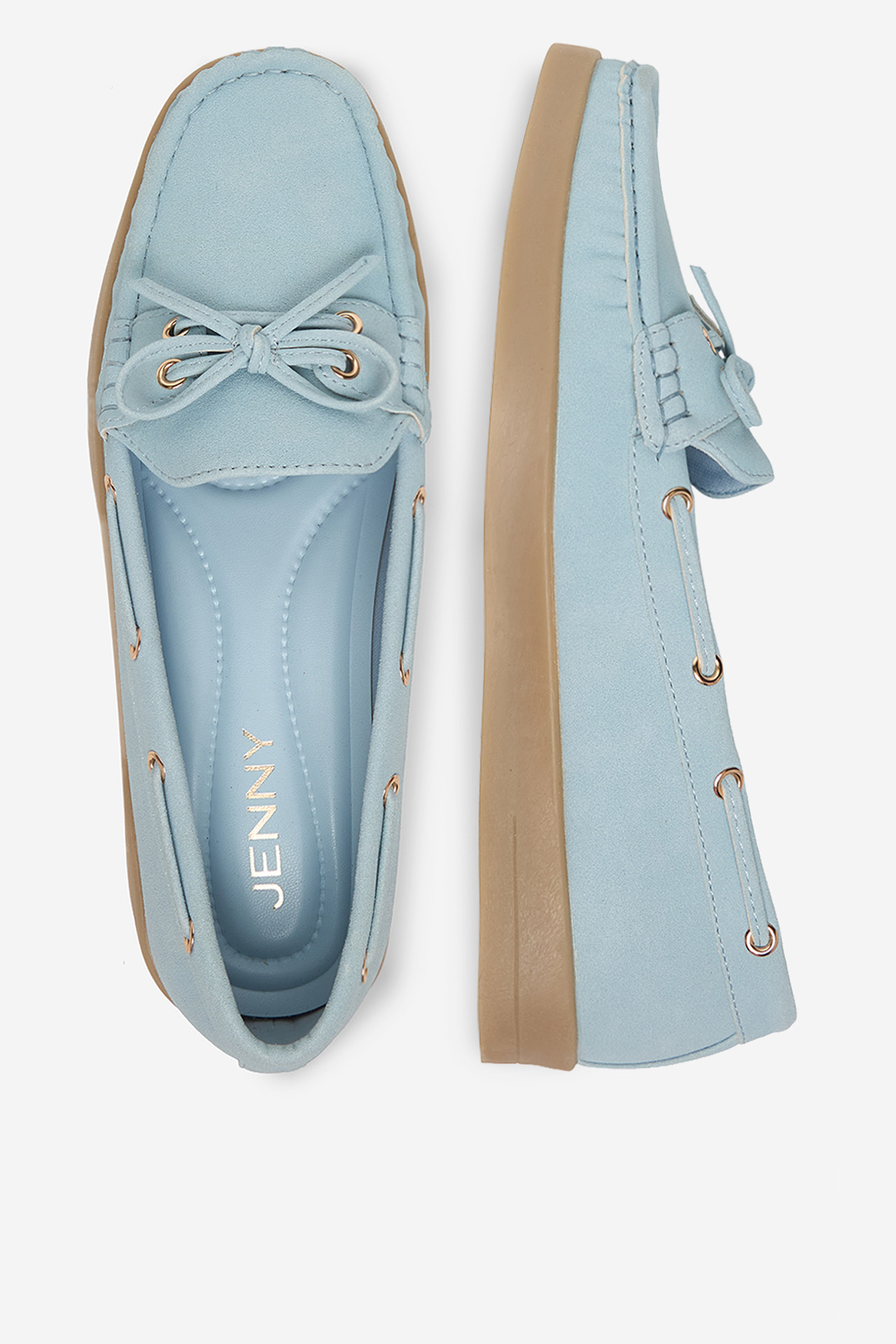 Mokasíny Světle modrá