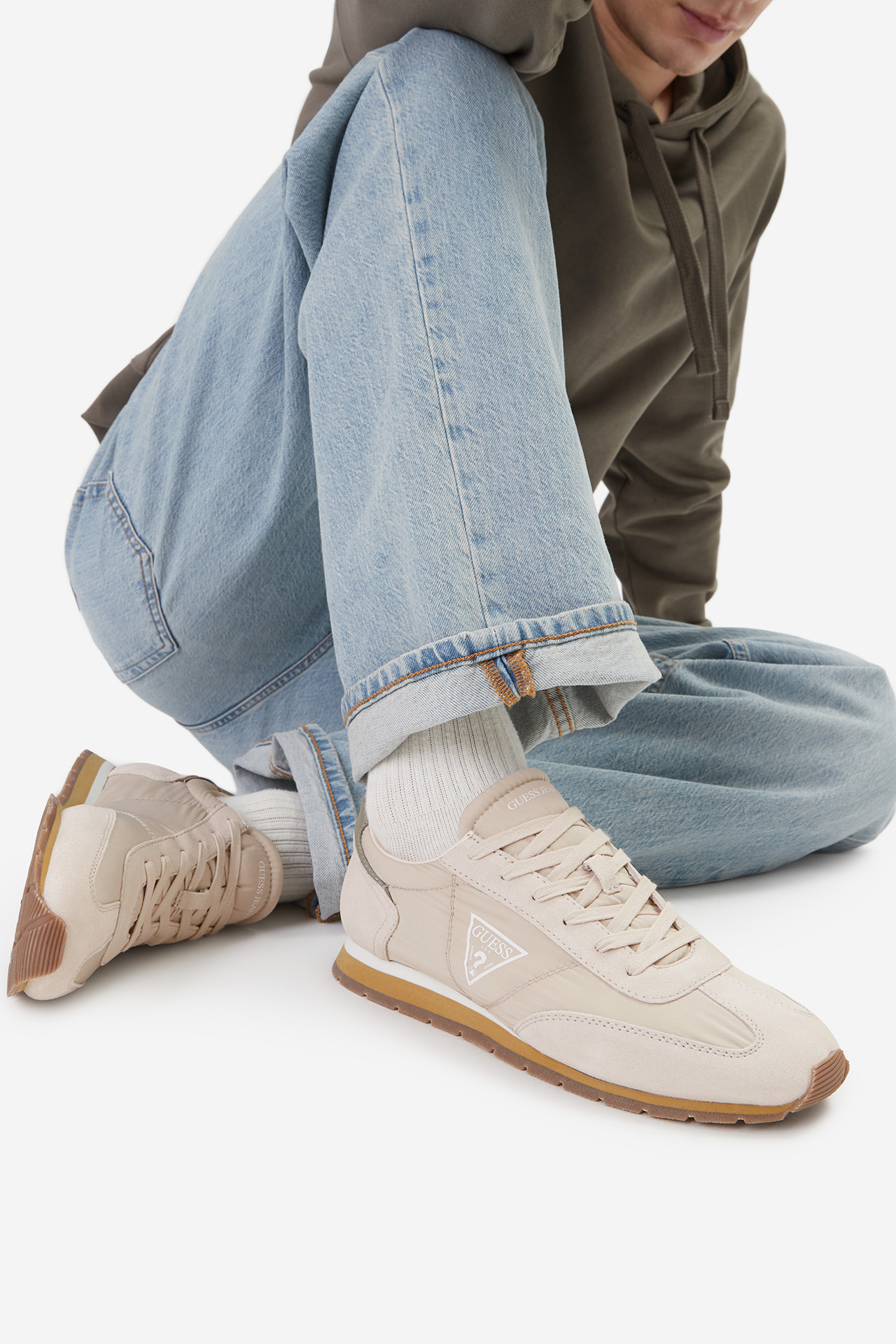 Sneakersy Světle béžová