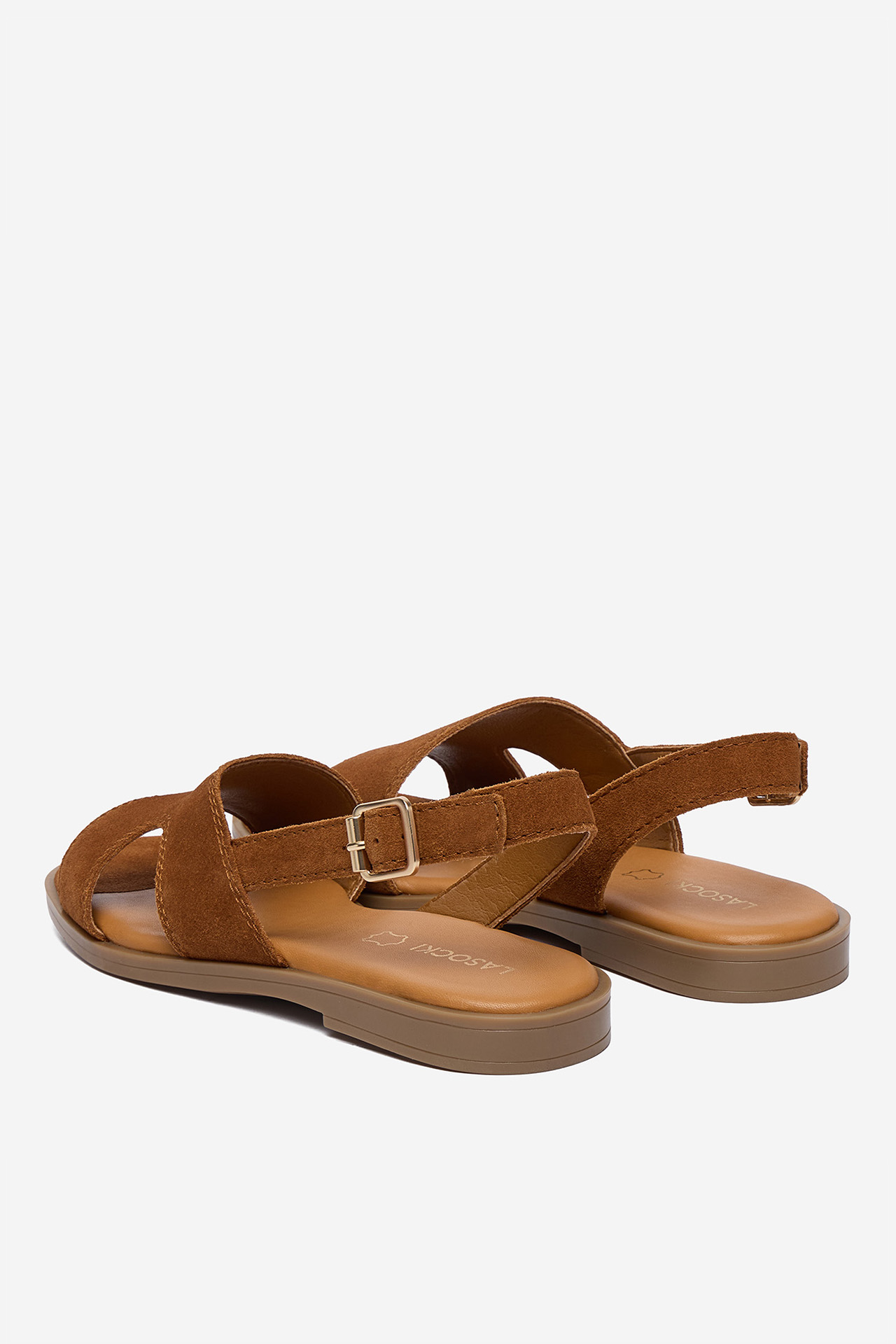 Sandály Hnědá