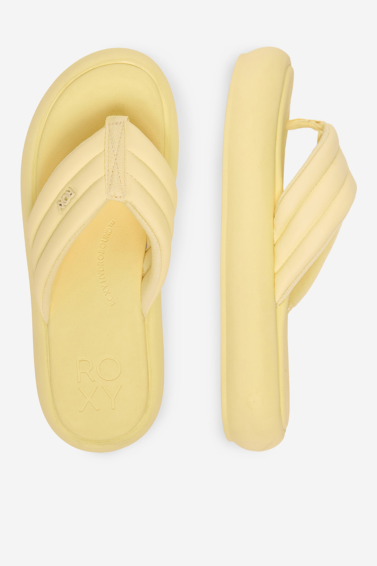 Žabky Světle žlutá