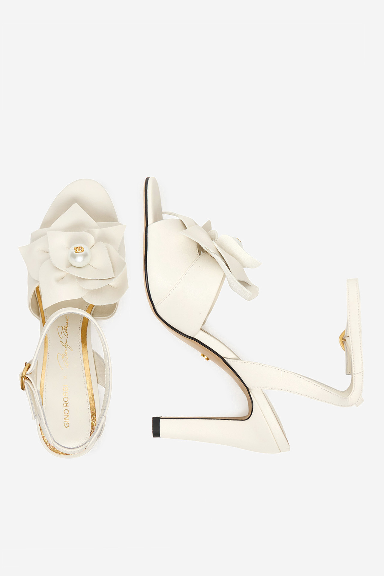 Сандали Бял