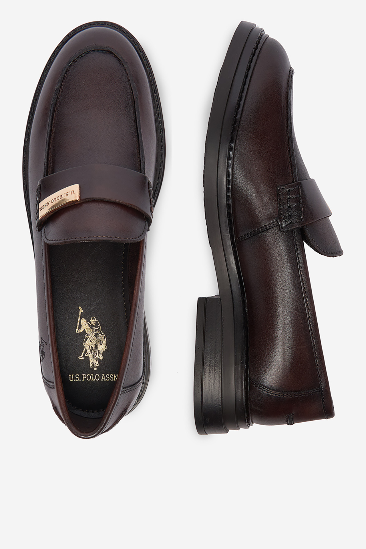 Loafersy Tmavě hnědá