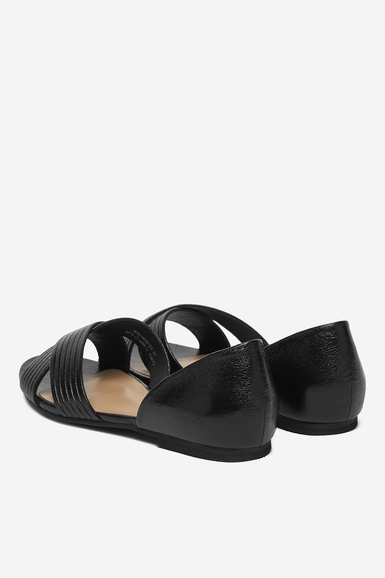 Sandály Černá