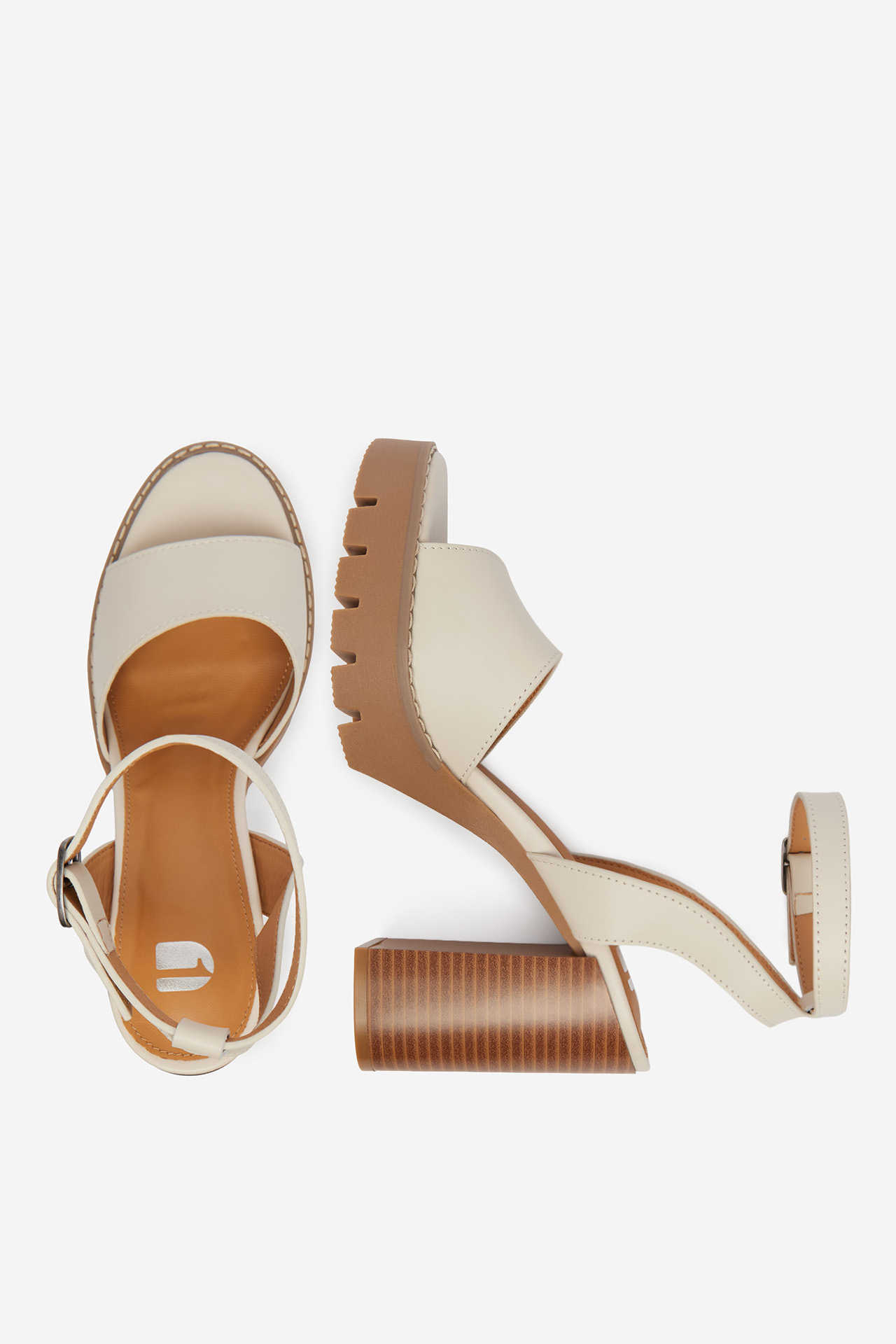 Sandály Světle béžová