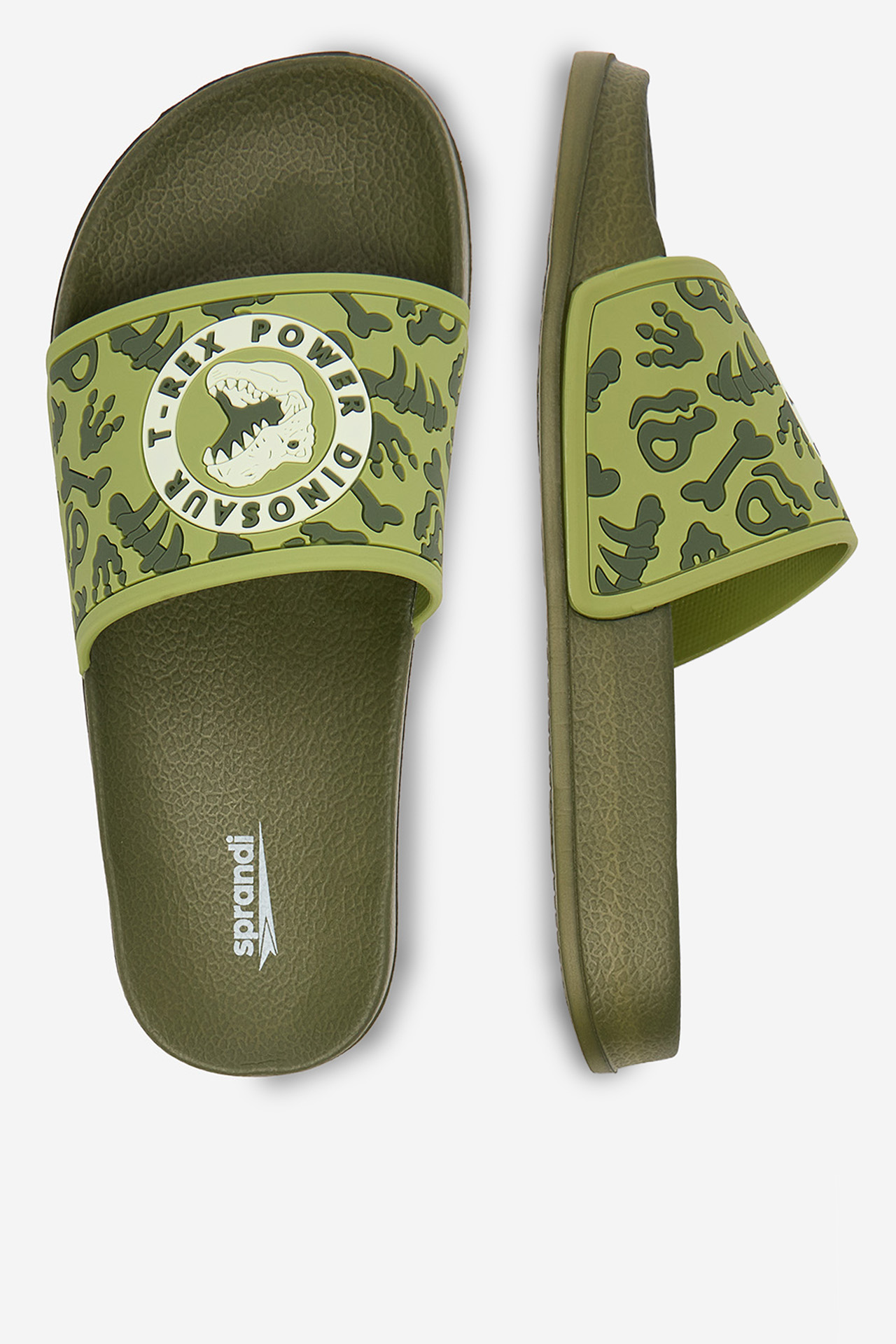 Šľapky k vode Khaki