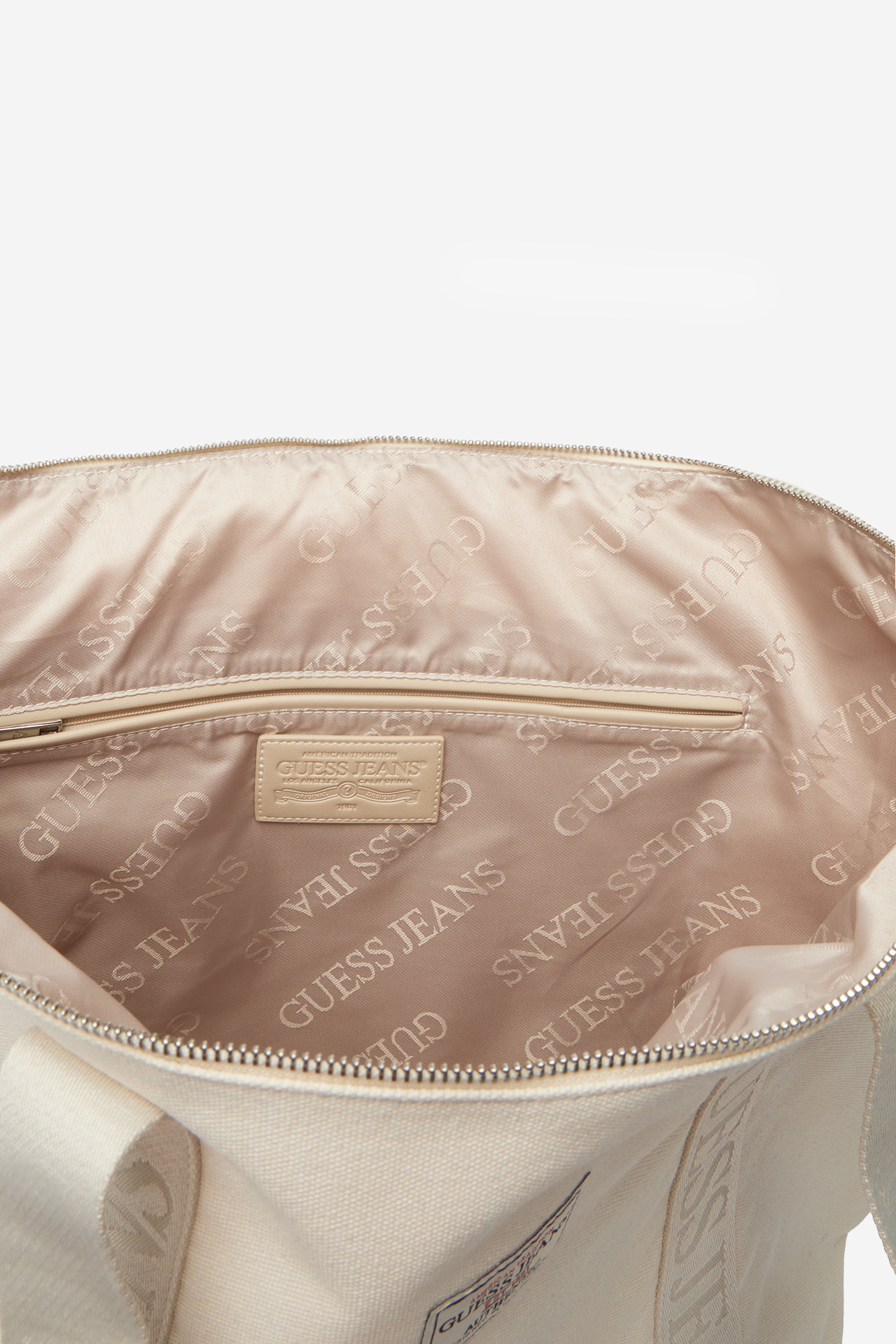 Дамска чанта Кремав