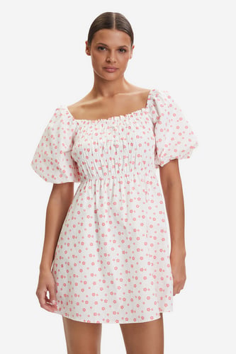 Obleka ROXY W126-RXLDS-1030-01P Bela